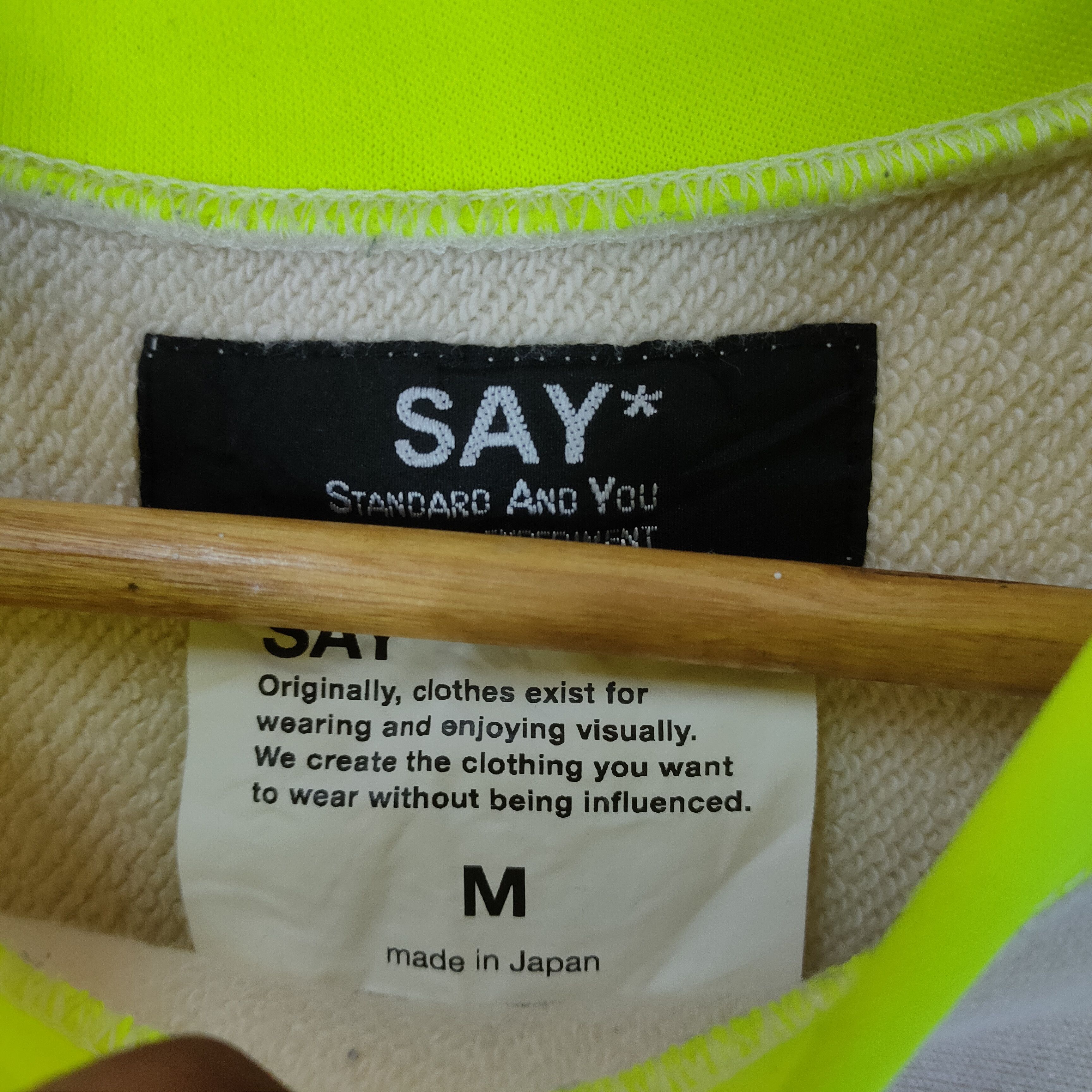 Japanese Brand SAY Standard And You Made in Japan Large Size Sweatshirt Size US L / EU 52-54 / 3 - 5 Thumbnail
