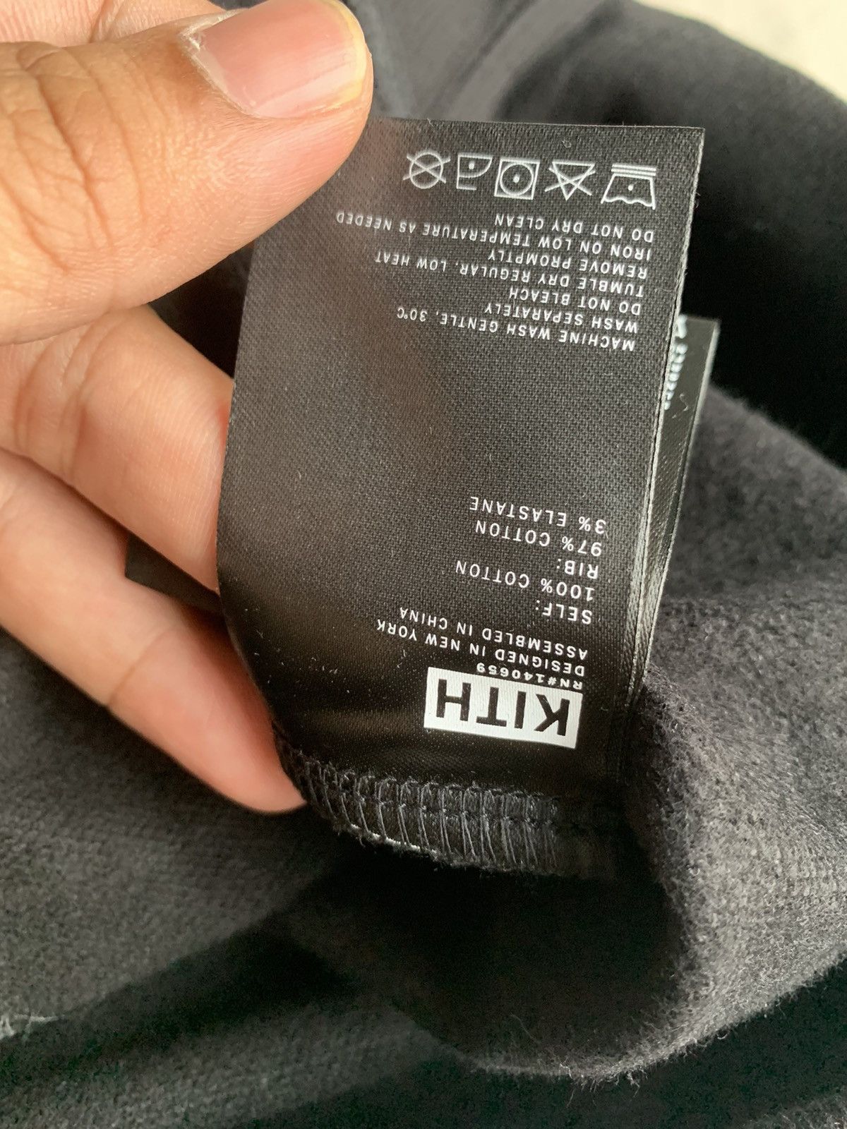 Kith KITH MONDAY PROGRAM APOLLO WILLIAMS III HOODIE BLACK M SIZE 