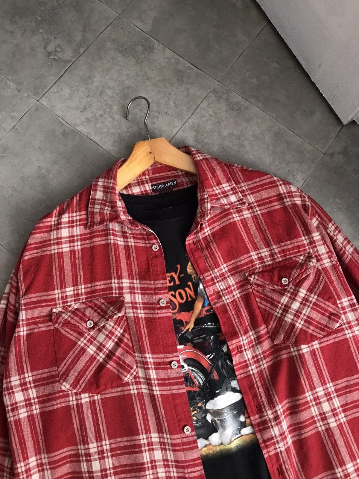 Flannel × Vintage Vintage Flannel Shirt Travis Scott Style Size US XL / EU 56 / 4 - 2 Thumbnail