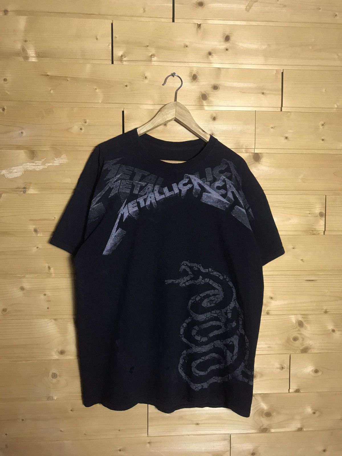 Bravado METALLICA Band T-shirt, Band T, Men's S size unclear black type Vintage Second Hand
