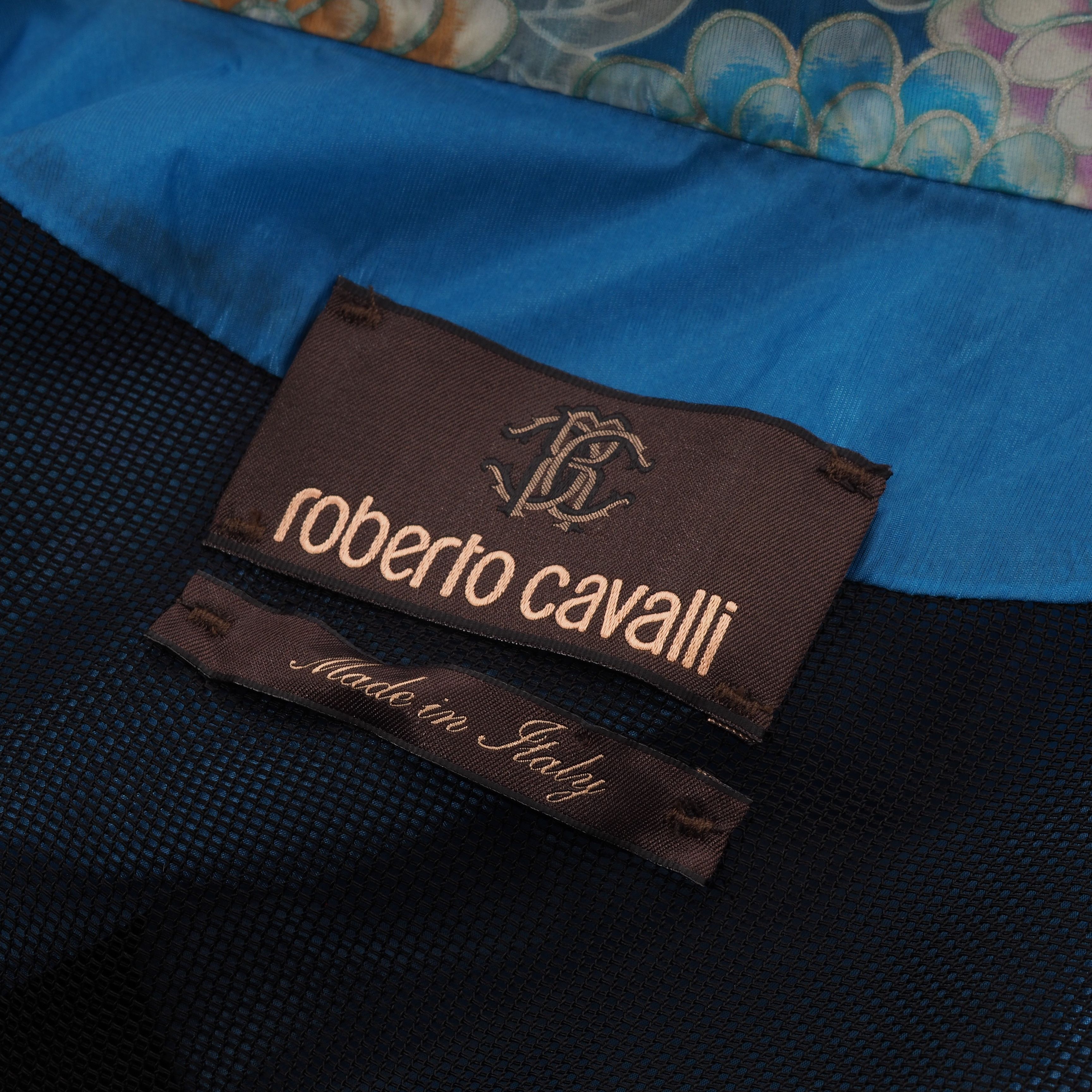 Roberto Cavalli Roberto Cavalli Floral Lightweight Zip Cape Jacket Size M / US 6-8 / IT 42-44 - 5 Thumbnail