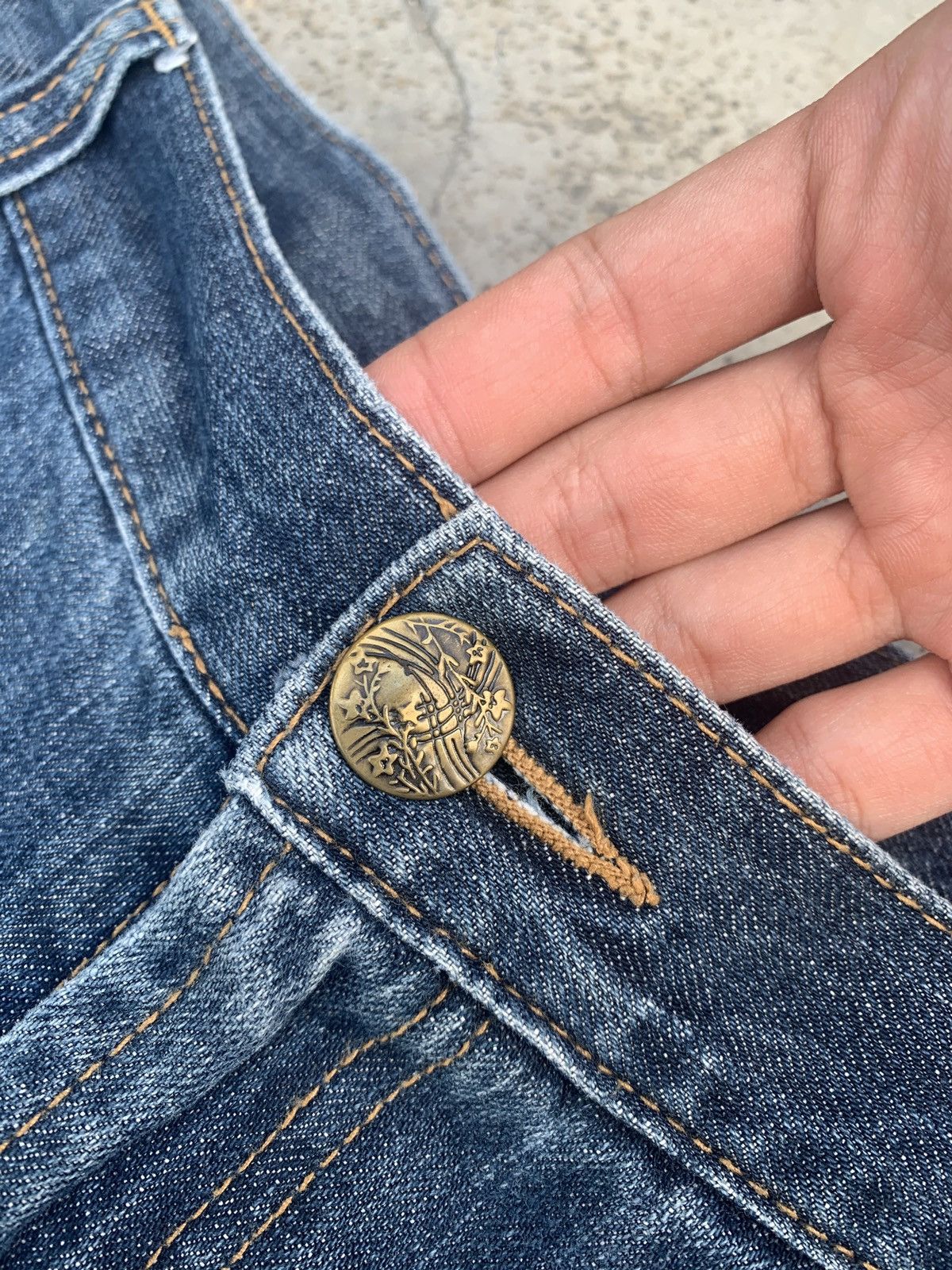If Six Was Nine Vintage Japanese Brand Dragon Embroidery Jeans Size US 42 / EU 58 - 3 Thumbnail