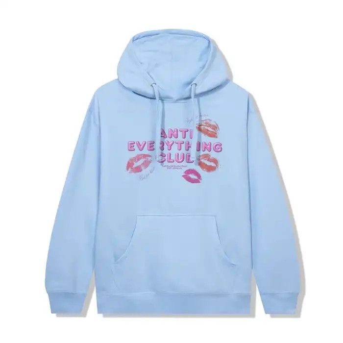 Blue Hoodie Light Pink Anti Social Social Club Anti Social Social