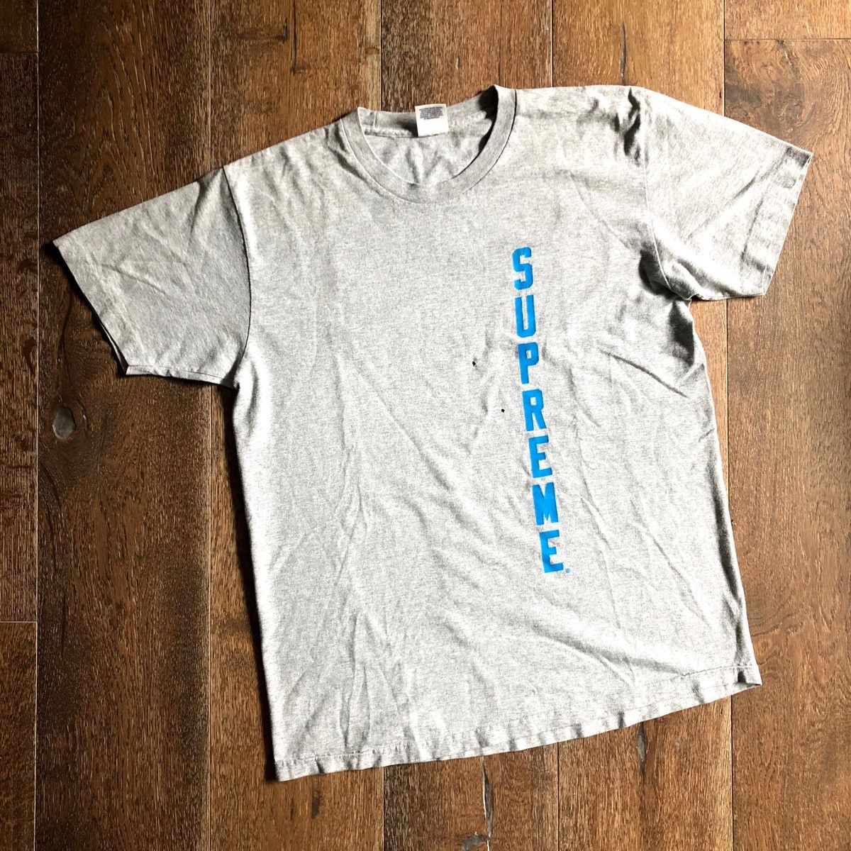 Supreme Supreme Thrasher Flames Logo Tee Large Gray SS15 Size US L / EU 52-54 / 3 - 1 Thumbnail