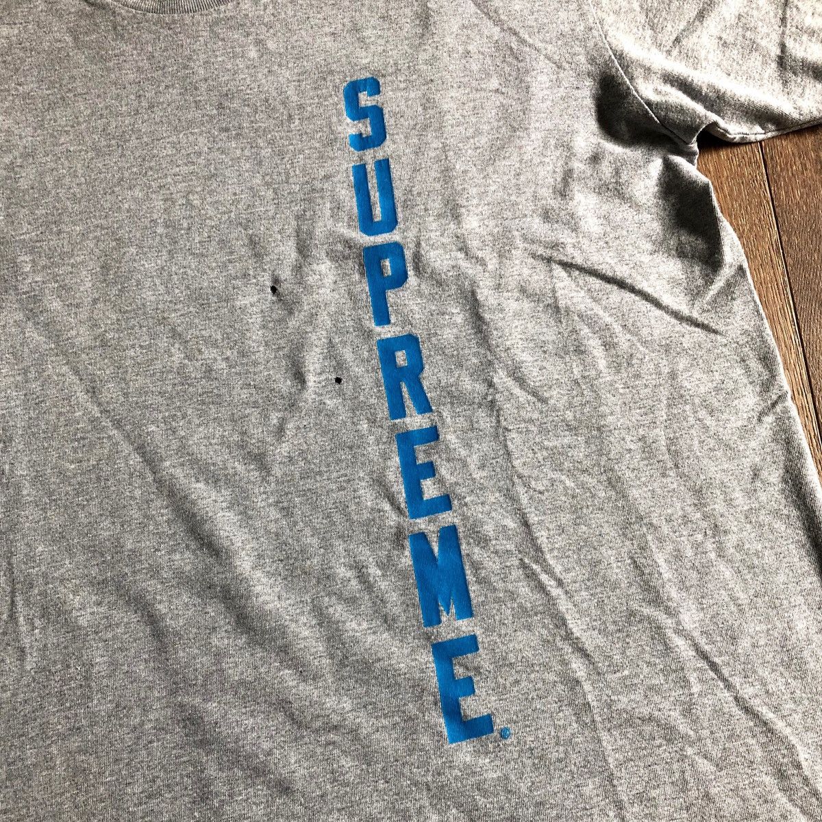 Supreme Supreme Thrasher Flames Logo Tee Large Gray SS15 Size US L / EU 52-54 / 3 - 2 Thumbnail