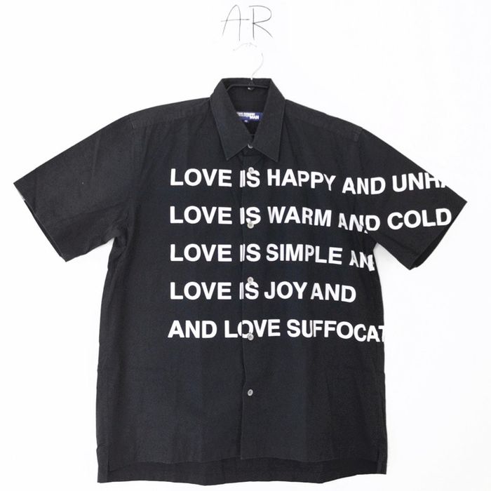 Junya Watanabe Poem Shirt 2001 Grailed