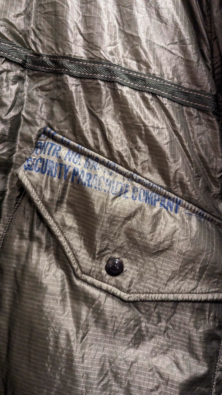 MONITALY VTG US ARMY PARACHUTE 中綿 ジャケット MONITALY VTG US ARMY PARACHUTE 中綿 ジャケット