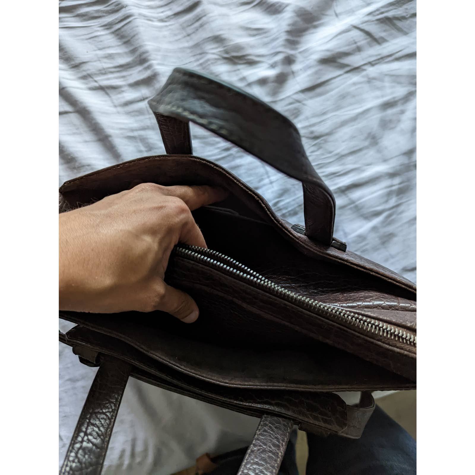 Parabellum Parabellum Slim Briefcase Tobacco Size ONE SIZE - 9 Thumbnail