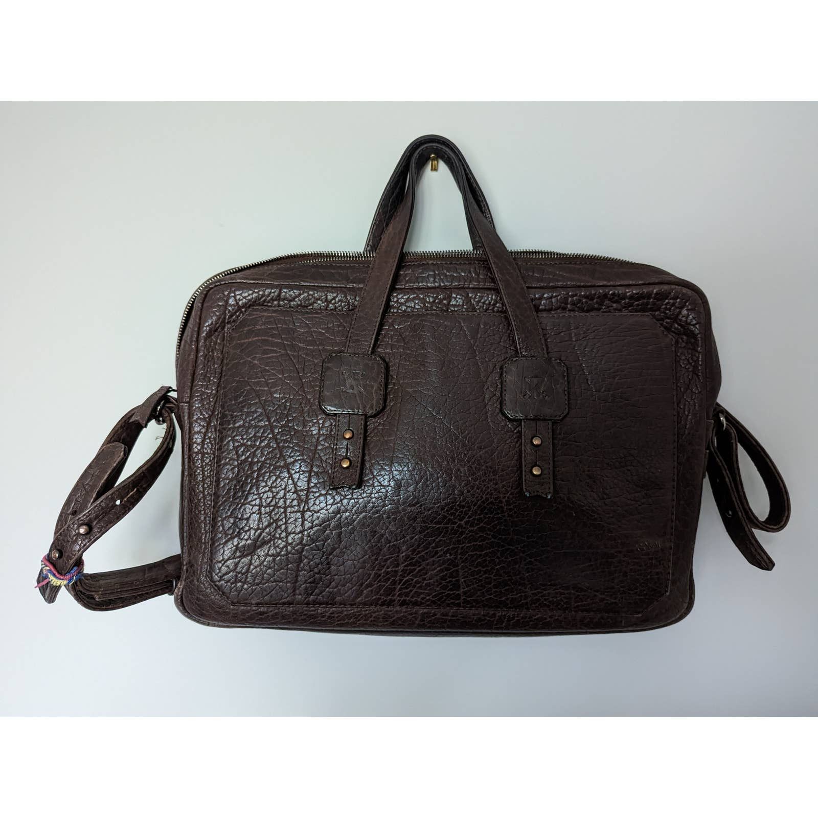 Parabellum Parabellum Slim Briefcase Tobacco Size ONE SIZE - 5 Thumbnail