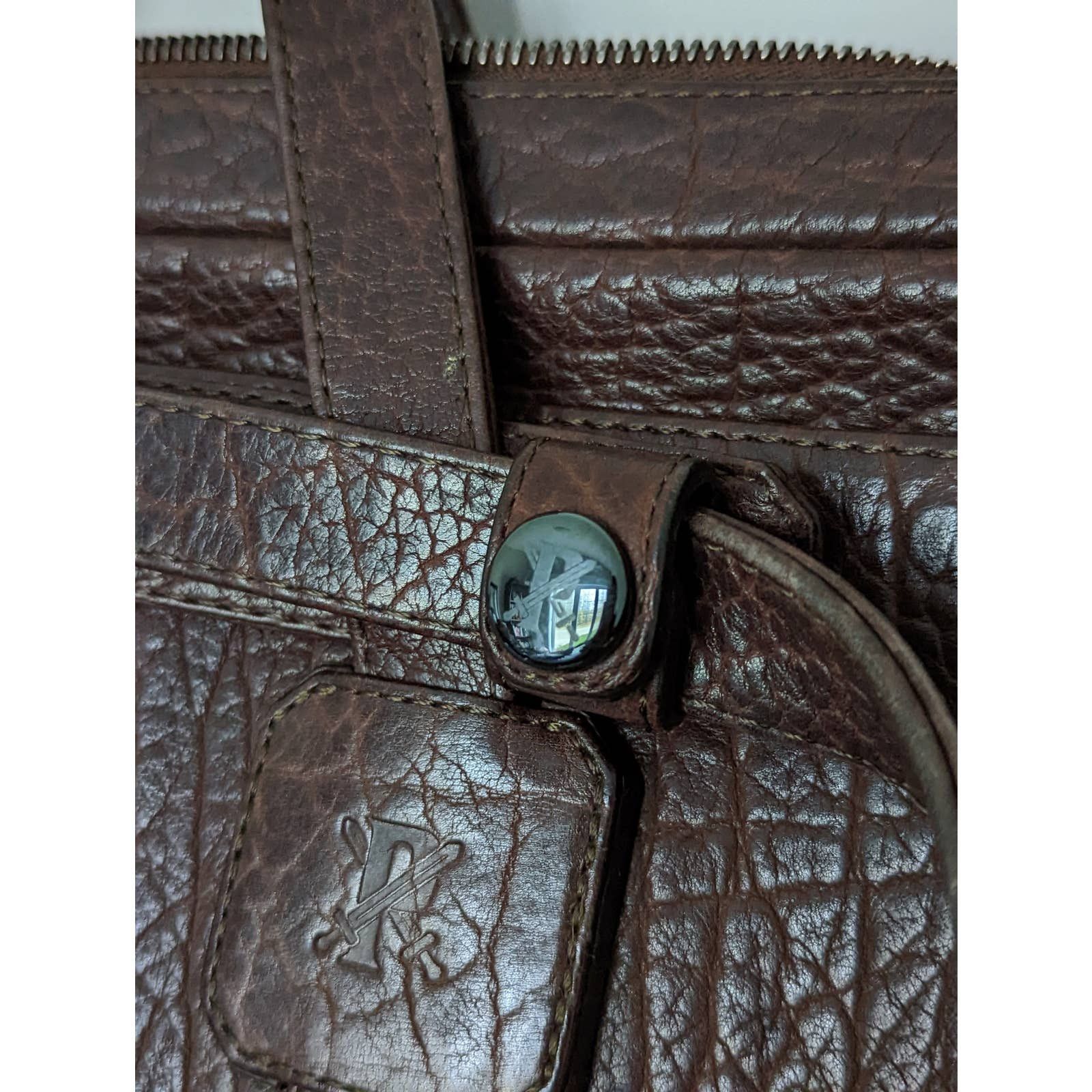 Parabellum Parabellum Slim Briefcase Tobacco Size ONE SIZE - 4 Thumbnail