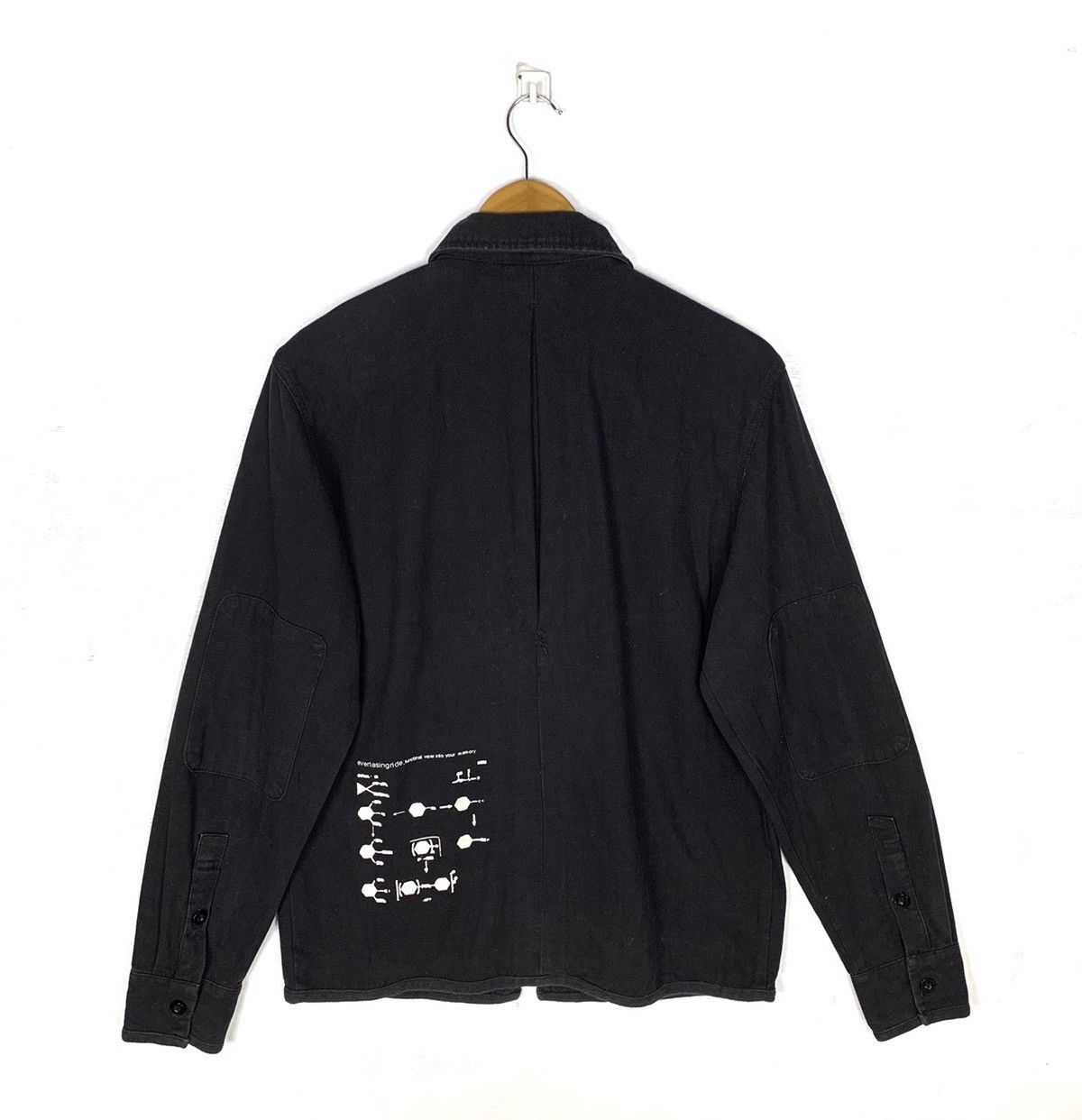 Japanese Brand Punk Design Everlasting Ride Double Pocket Denim Jacket Size US M / EU 48-50 / 2 - 3 Thumbnail