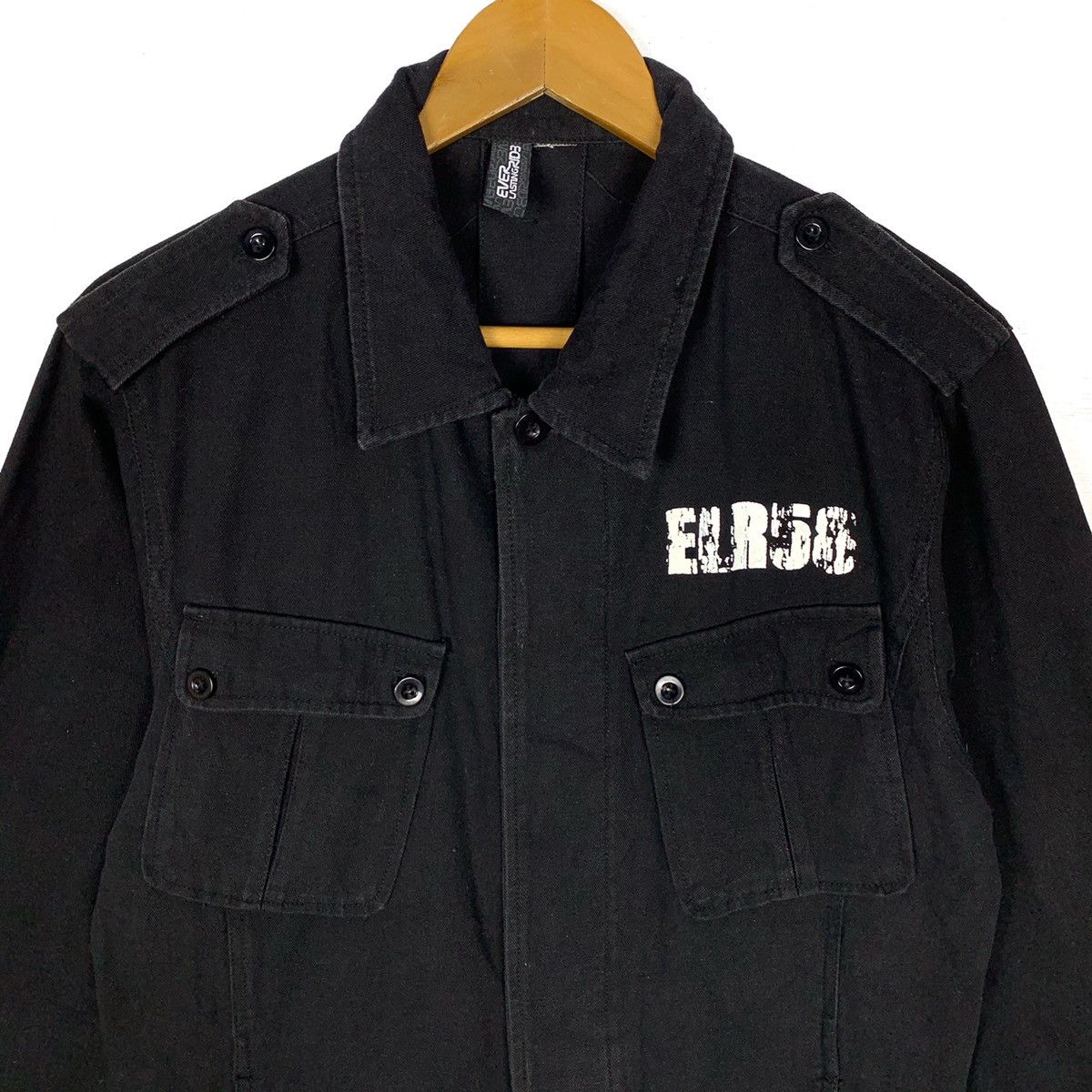 Japanese Brand Punk Design Everlasting Ride Double Pocket Denim Jacket Size US M / EU 48-50 / 2 - 2 Thumbnail