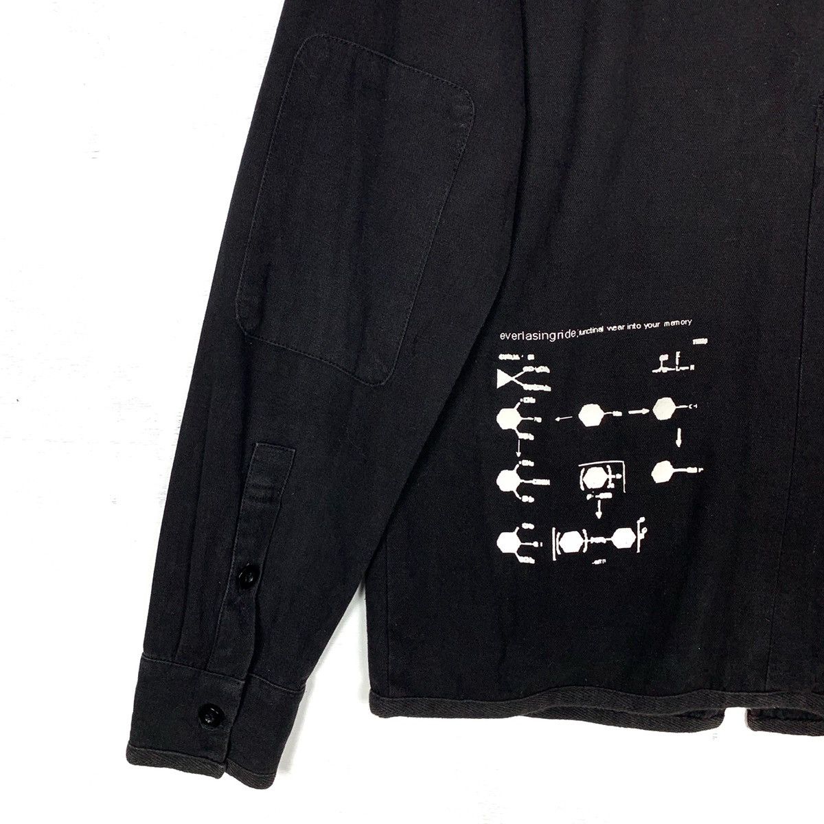 Japanese Brand Punk Design Everlasting Ride Double Pocket Denim Jacket Size US M / EU 48-50 / 2 - 4 Thumbnail