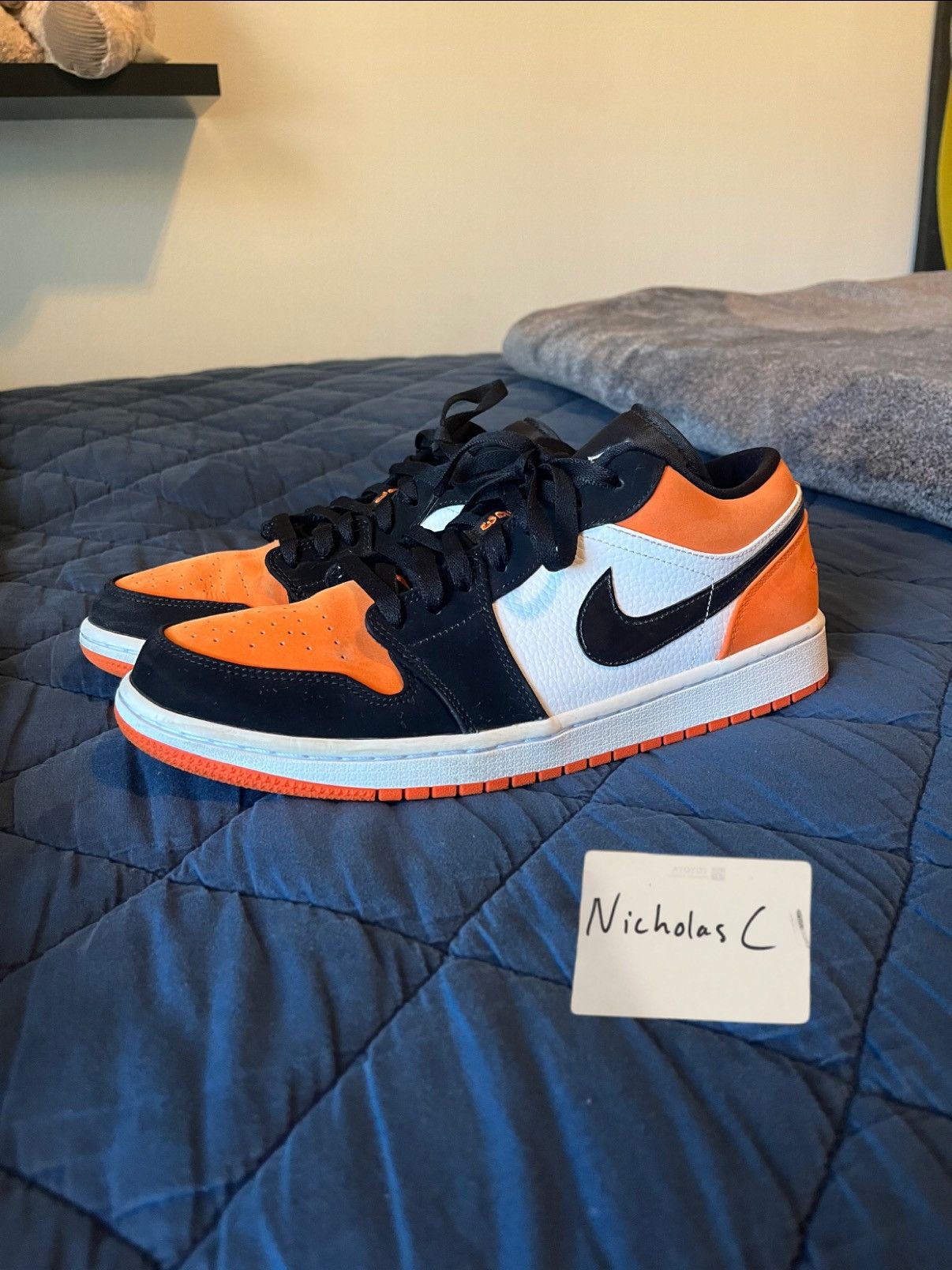 Air Jordan Low Shattered Backboard, Size 11, Used