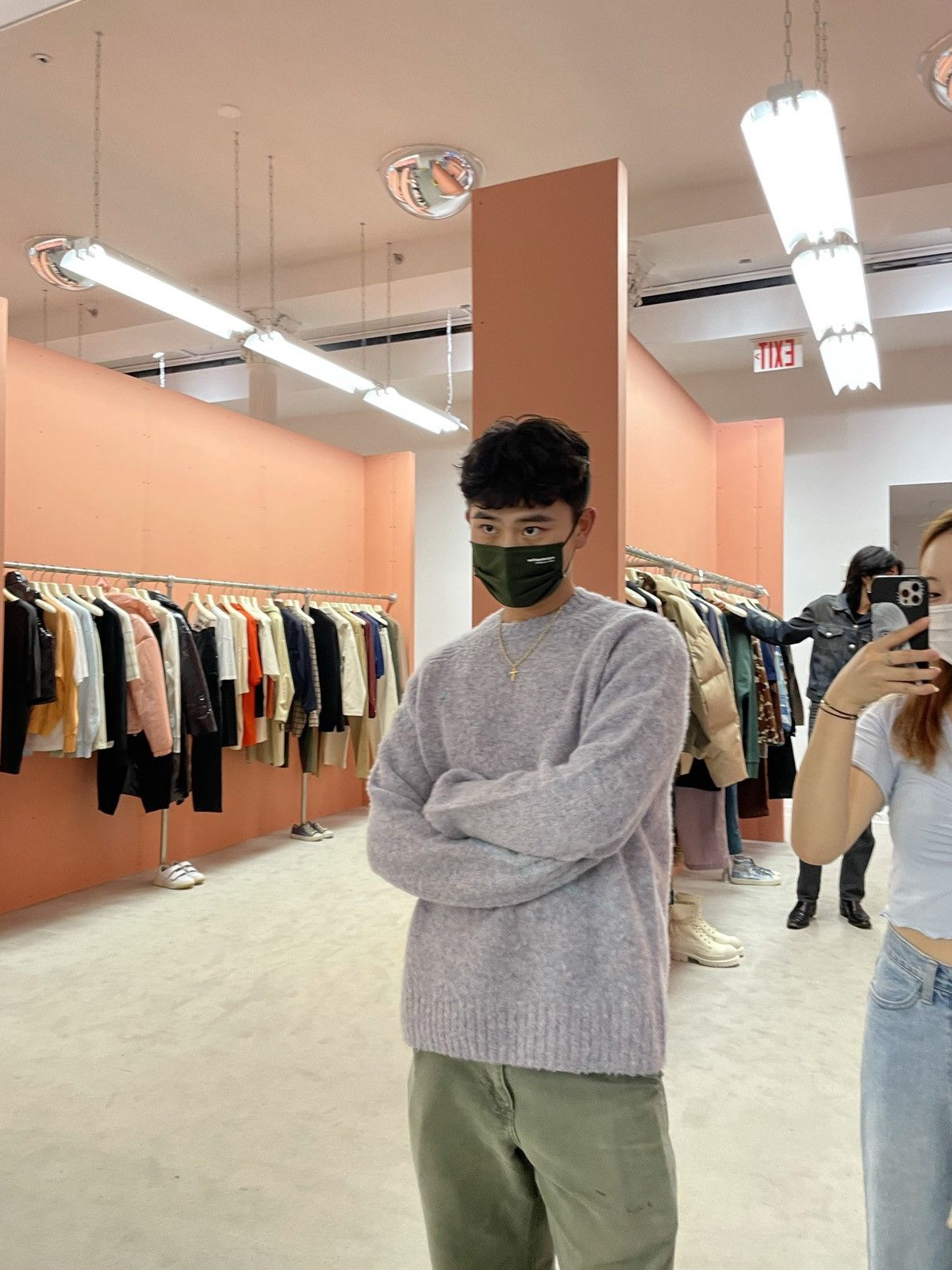 Acne Studios ACNE STUDIOS KOWHAI BRUSHED CREW KNIT Size US L / EU 52-54 / 3 - 7 Thumbnail