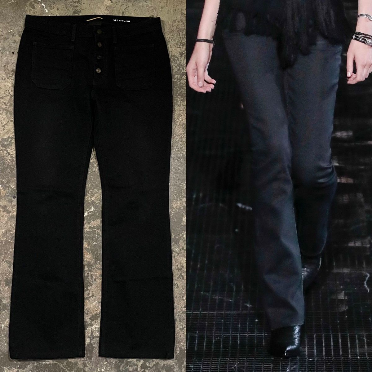 saint laurent paris 2018 w27 ブーツカットデニム saint laurent paris 2018 w27 ブーツカットデニム - メルカリ