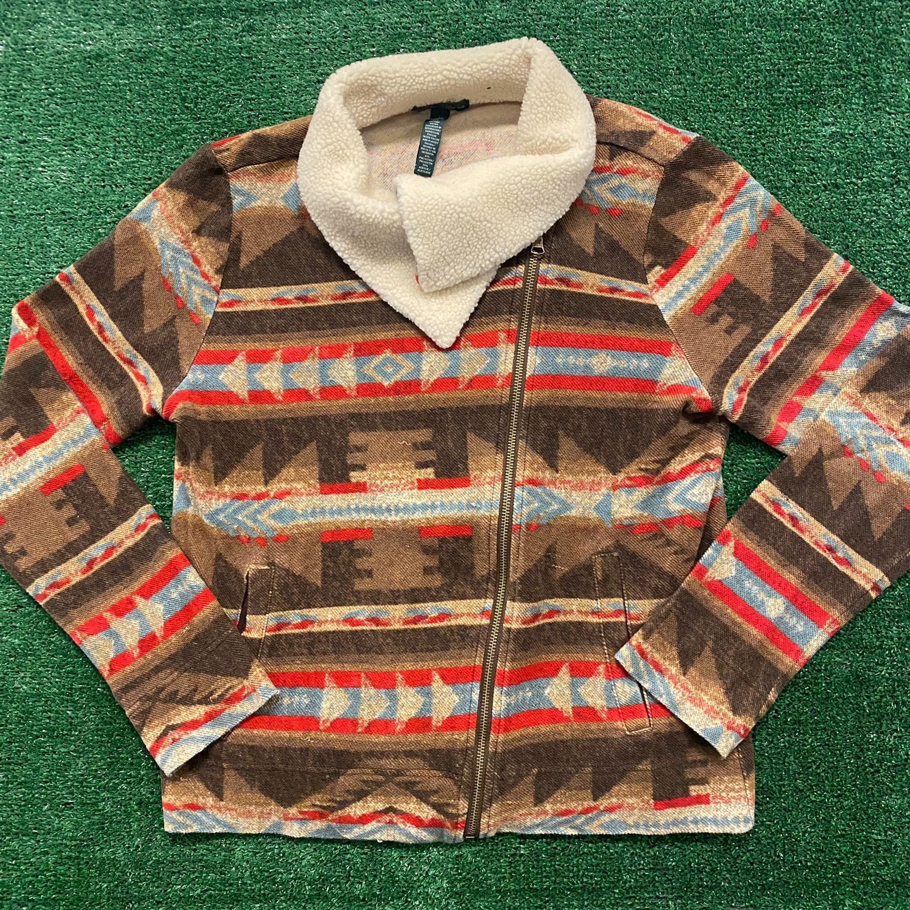 Lauren Ralph Lauren Ralph Lauren Aztec Western Fleece Sherpa Jacket Size US L / EU 52-54 / 3 - 1 Thumbnail
