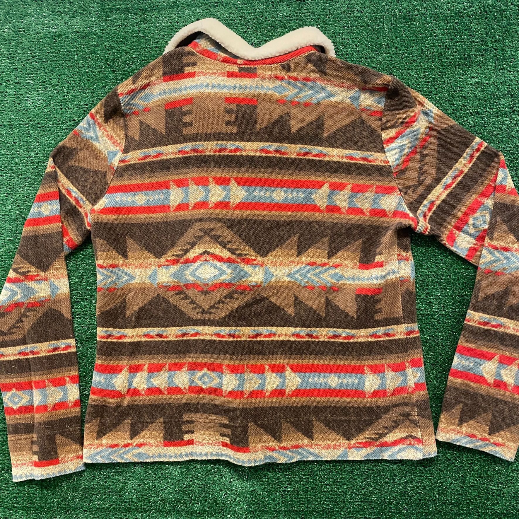 Lauren Ralph Lauren Ralph Lauren Aztec Western Fleece Sherpa Jacket Size US L / EU 52-54 / 3 - 4 Thumbnail