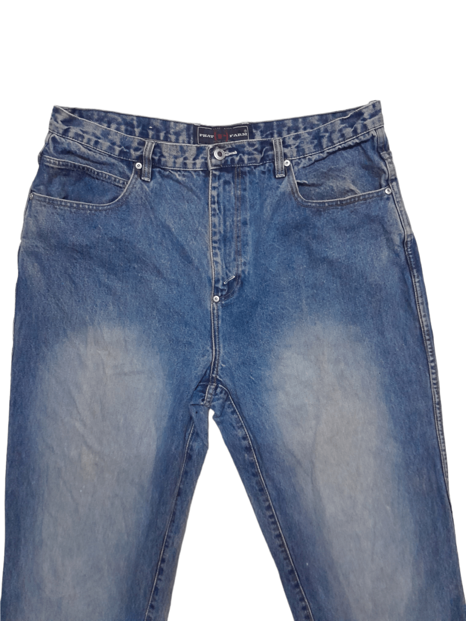Phat Farm × Vintage 90s Phat Farm Denim (E479) Size US 38 / EU 54 - 5 Thumbnail