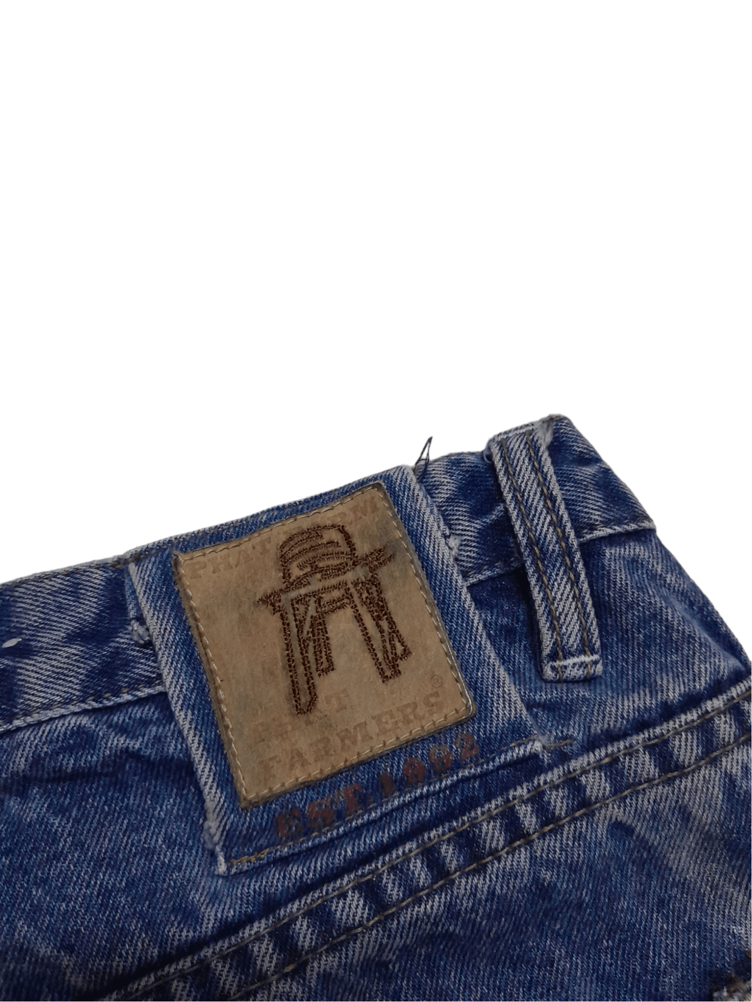 Phat Farm × Vintage 90s Phat Farm Denim (E479) Size US 38 / EU 54 - 3 Thumbnail