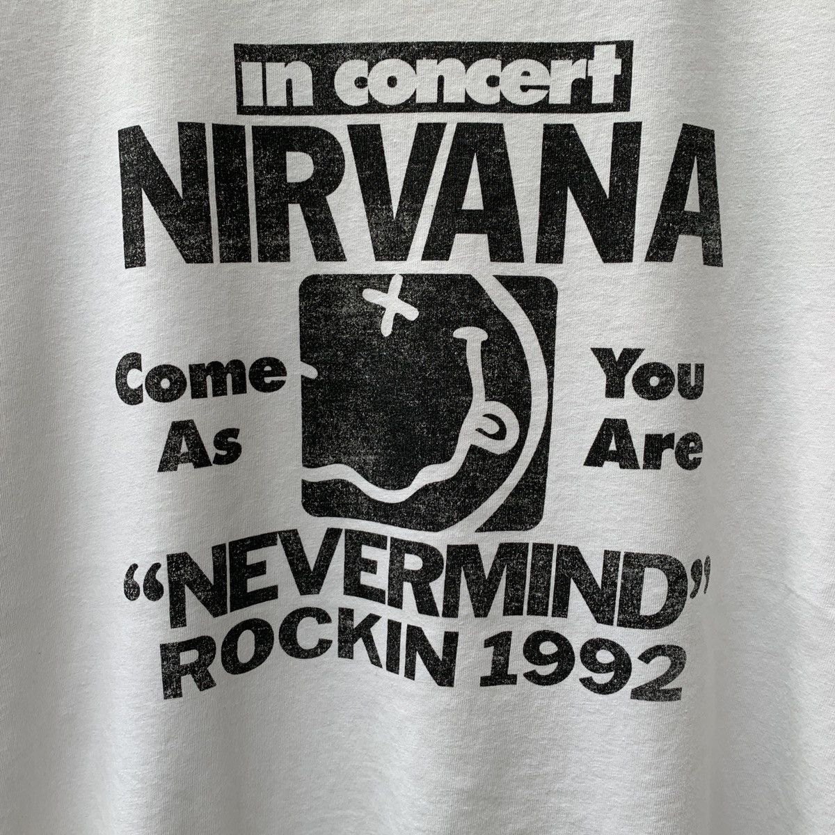 Band Tees × Nirvana × Vintage VINTAGE NIRVANA 1992 TOUR TEE Size US L / EU 52-54 / 3 - 2 Thumbnail