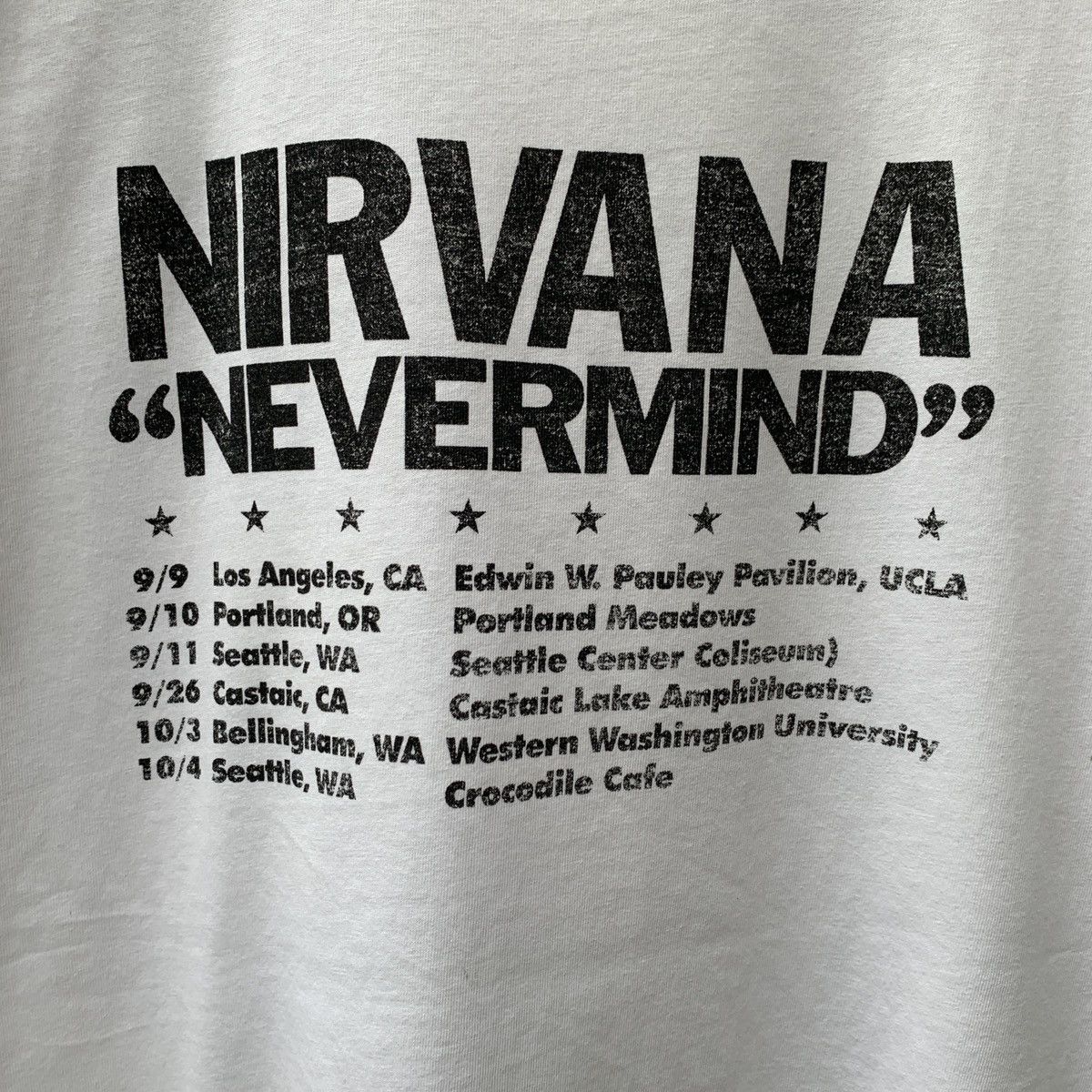 Band Tees × Nirvana × Vintage VINTAGE NIRVANA 1992 TOUR TEE Size US L / EU 52-54 / 3 - 4 Thumbnail