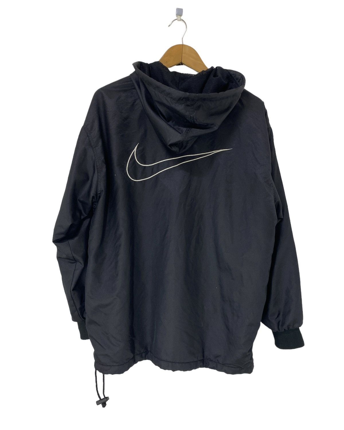 Nike Vintage 90’s Nike Windbreaker Jacket Half Zipper Middle Logo Size US L / EU 52-54 / 3 - 1 Thumbnail