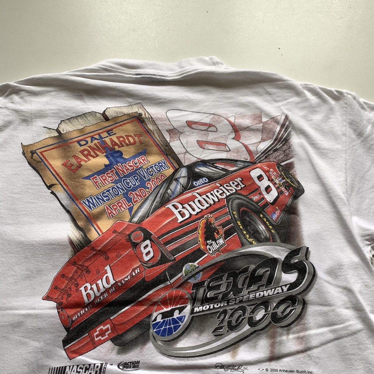Budweiser Vintage 90s Budweiser nascar promo graphic t shirt rare Y2K Size US L / EU 52-54 / 3 - 4 Thumbnail