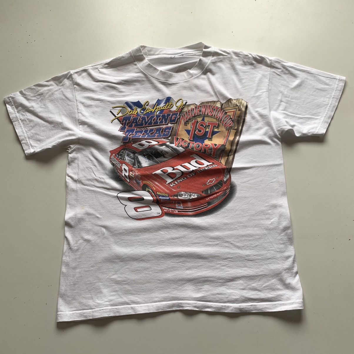 Budweiser Vintage 90s Budweiser nascar promo graphic t shirt rare Y2K Size US L / EU 52-54 / 3 - 1 Thumbnail