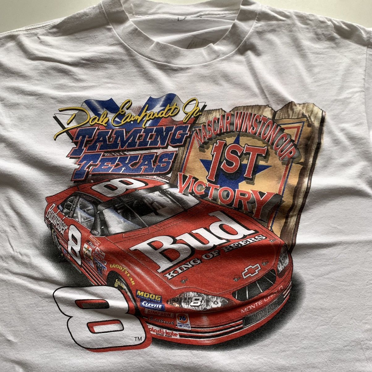 Budweiser Vintage 90s Budweiser nascar promo graphic t shirt rare Y2K Size US L / EU 52-54 / 3 - 2 Thumbnail
