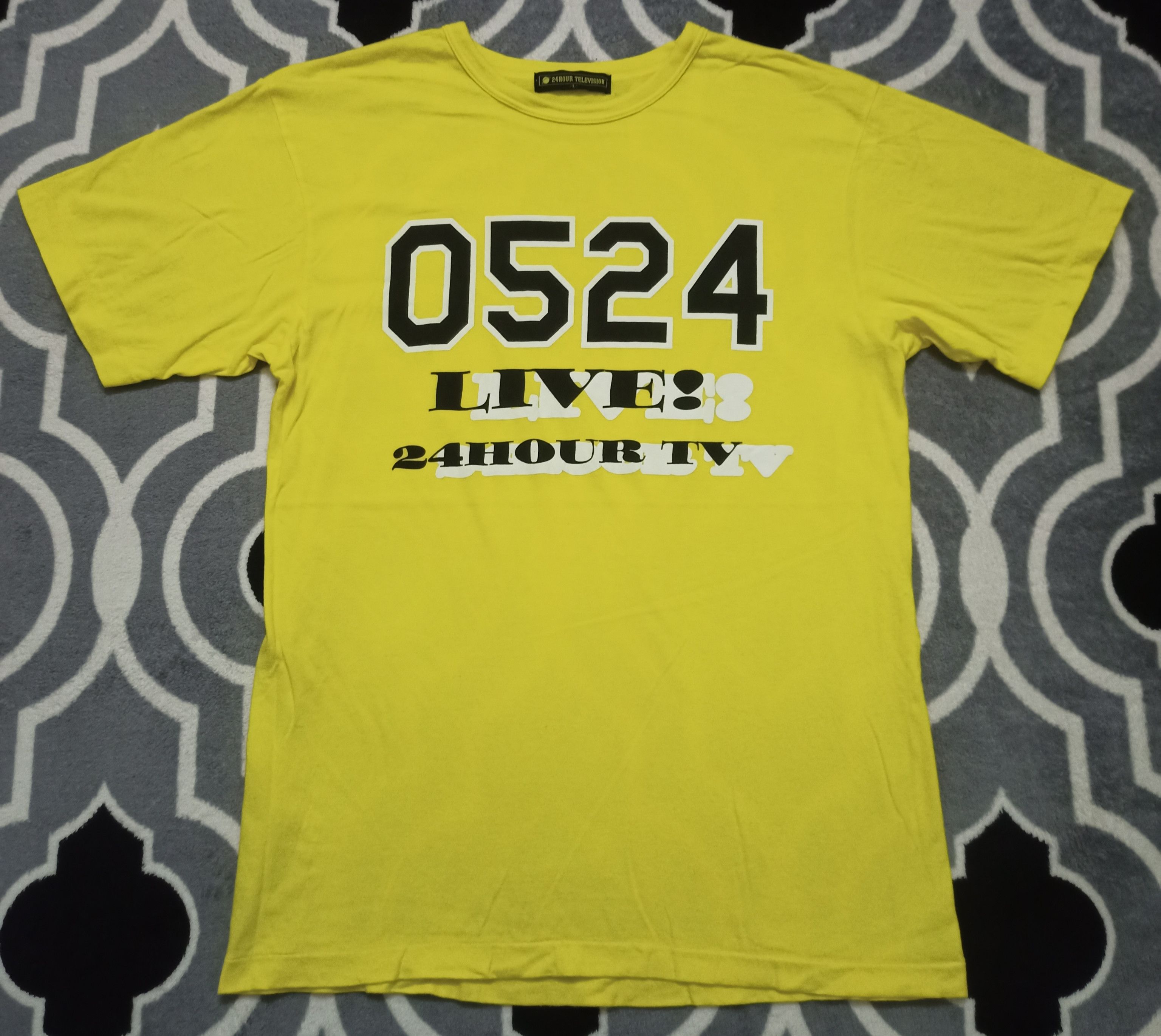 Designer × Japanese Brand × Vintage Vintage 24 HOUR TELEVISION T-Shirt Size L / US 10 / IT 46 - 1 Thumbnail