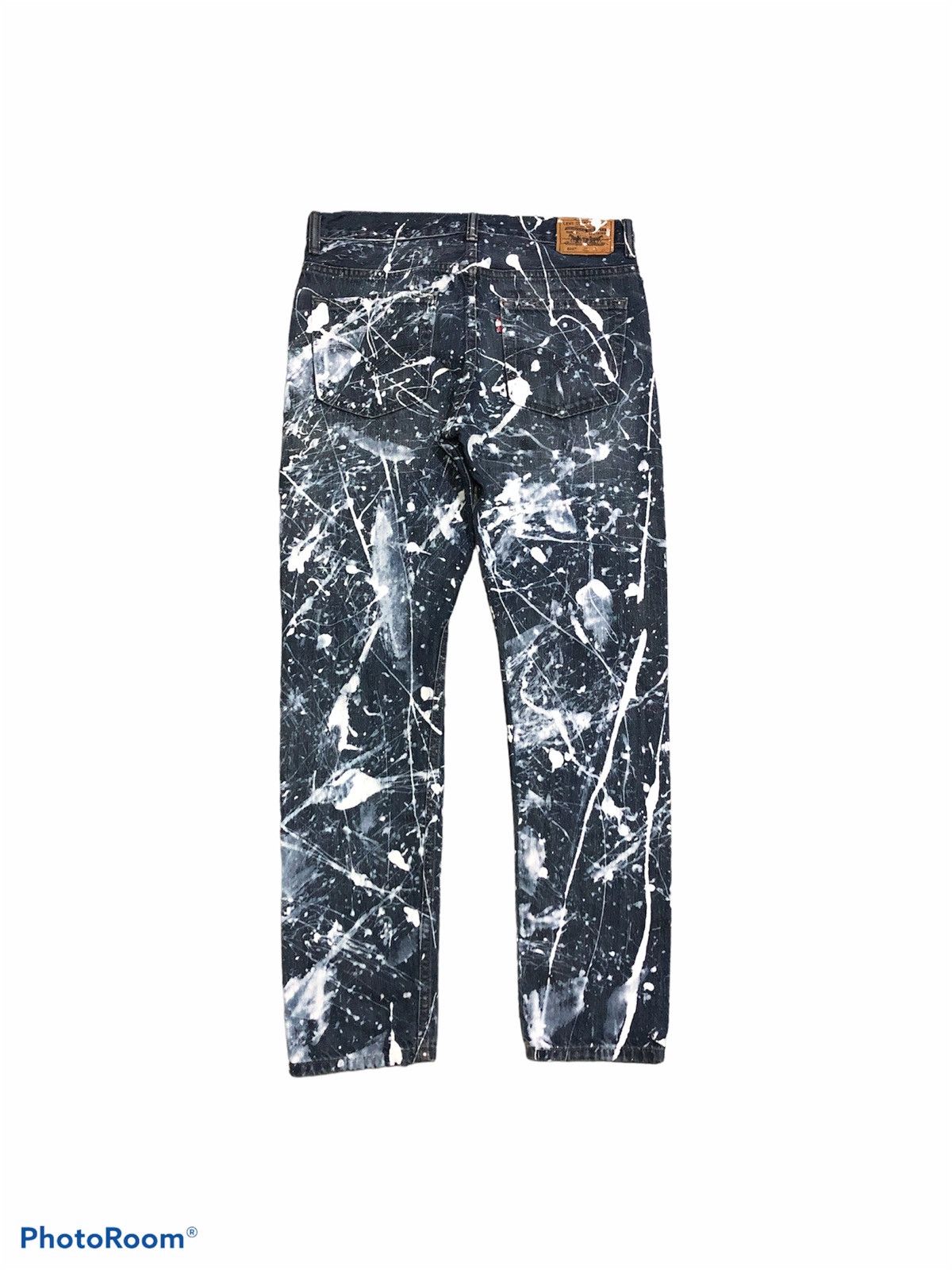 Levi's SPLATTERED PAINT LEVIS 520 135 YEARS ANNIVERSARY Size US 30 / EU 46 - 2 Thumbnail