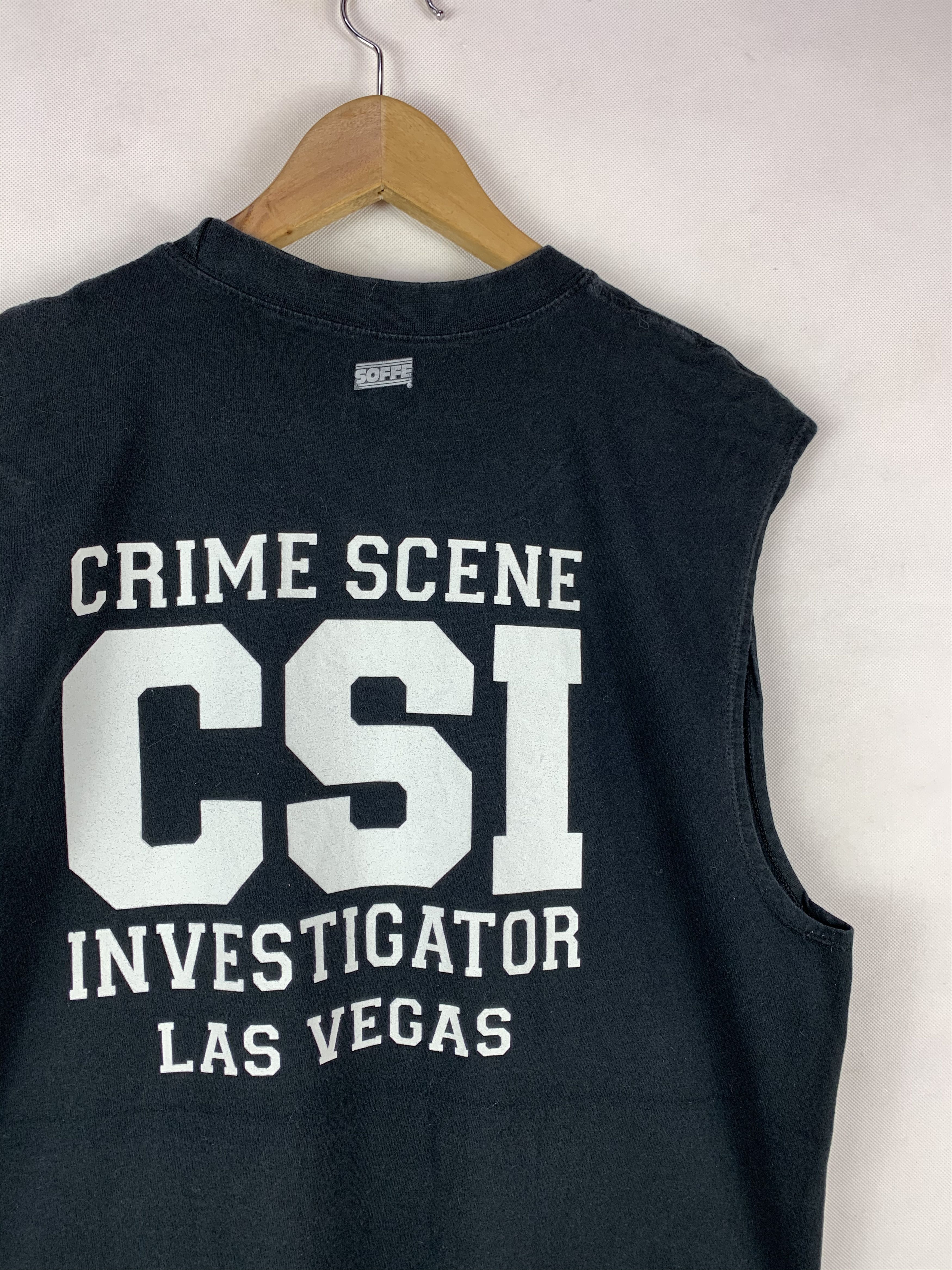 Vintage 🔥CSI Las Vegas American TV Series Sleeveless Tops Size US L / EU 52-54 / 3 - 3 Thumbnail