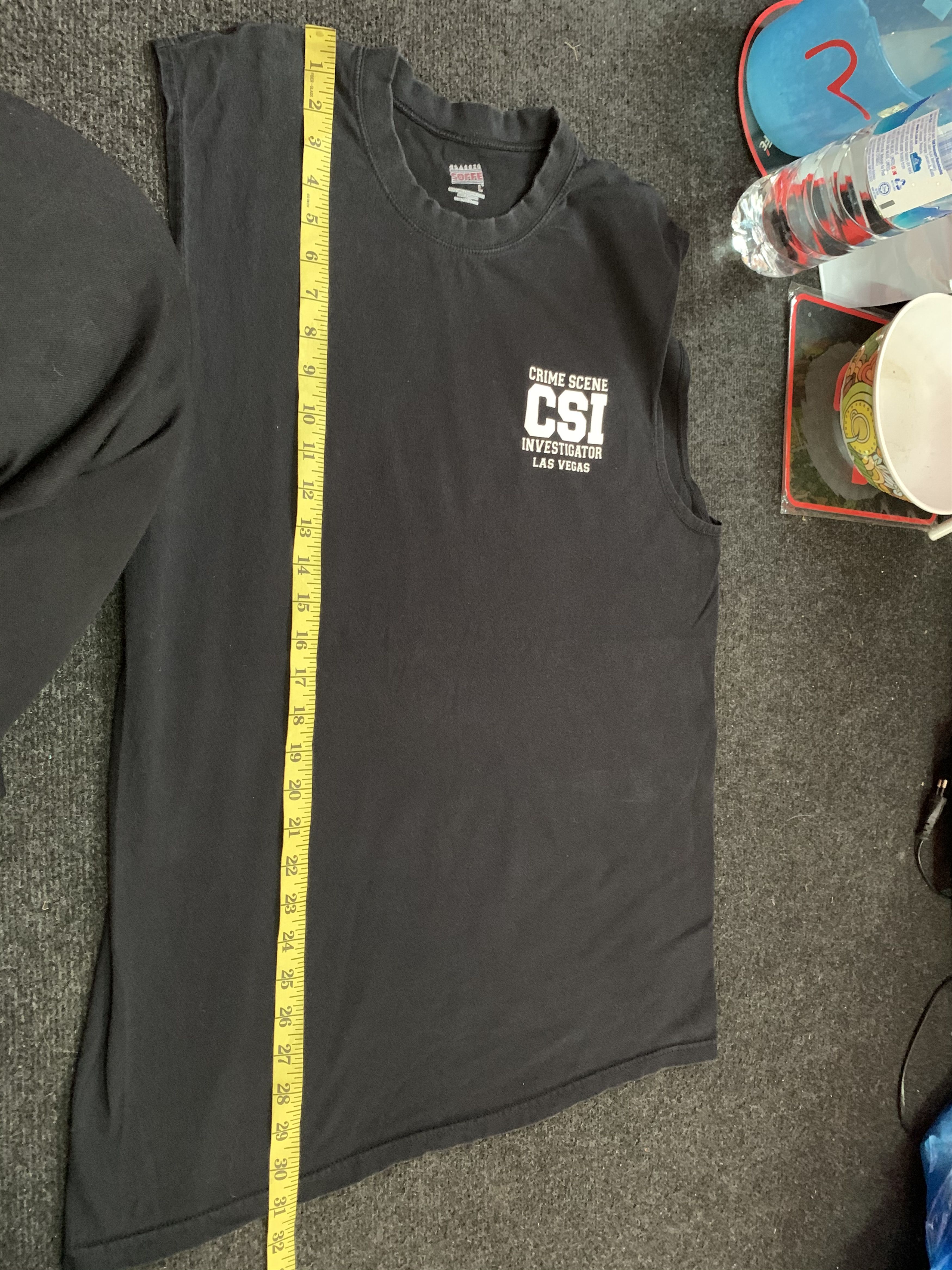 Vintage 🔥CSI Las Vegas American TV Series Sleeveless Tops Size US L / EU 52-54 / 3 - 8 Thumbnail