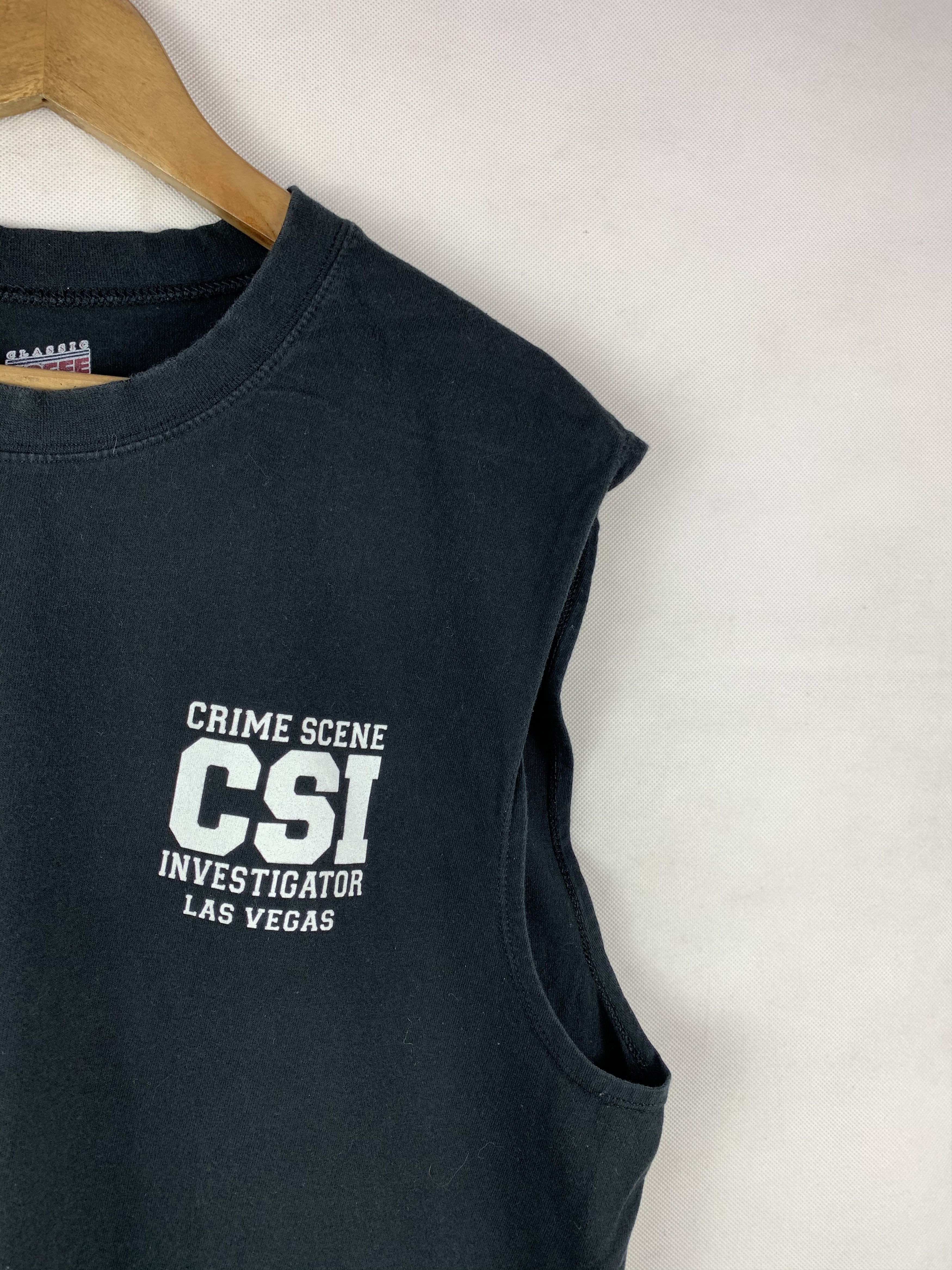 Vintage 🔥CSI Las Vegas American TV Series Sleeveless Tops Size US L / EU 52-54 / 3 - 6 Thumbnail