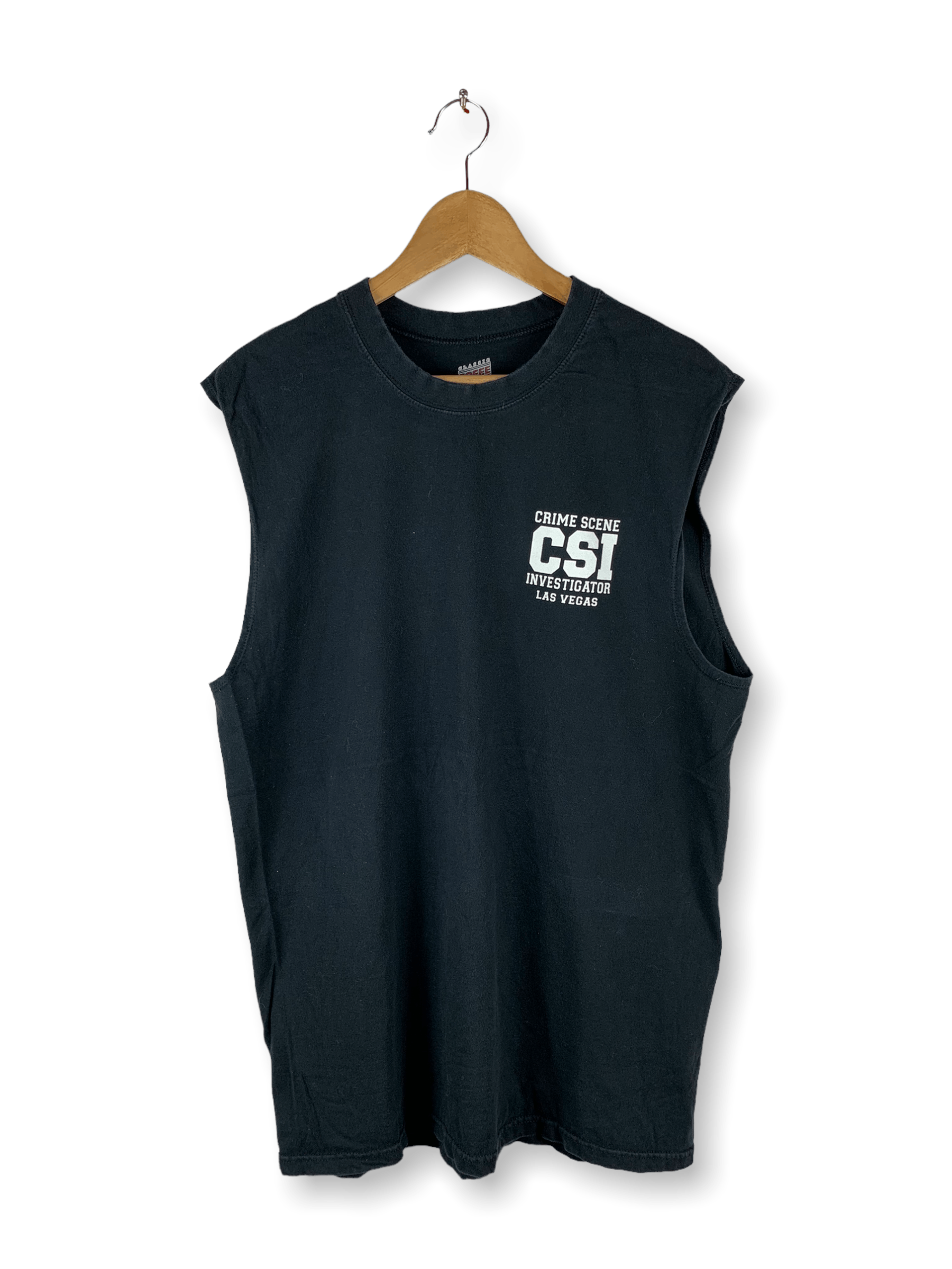 Vintage 🔥CSI Las Vegas American TV Series Sleeveless Tops Size US L / EU 52-54 / 3 - 2 Thumbnail