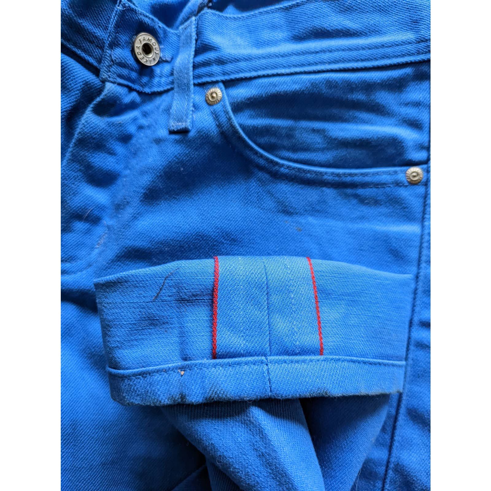Naked & Famous Naked and Famous Electric Blue Chino (sz 29) Size US 29 - 5 Thumbnail