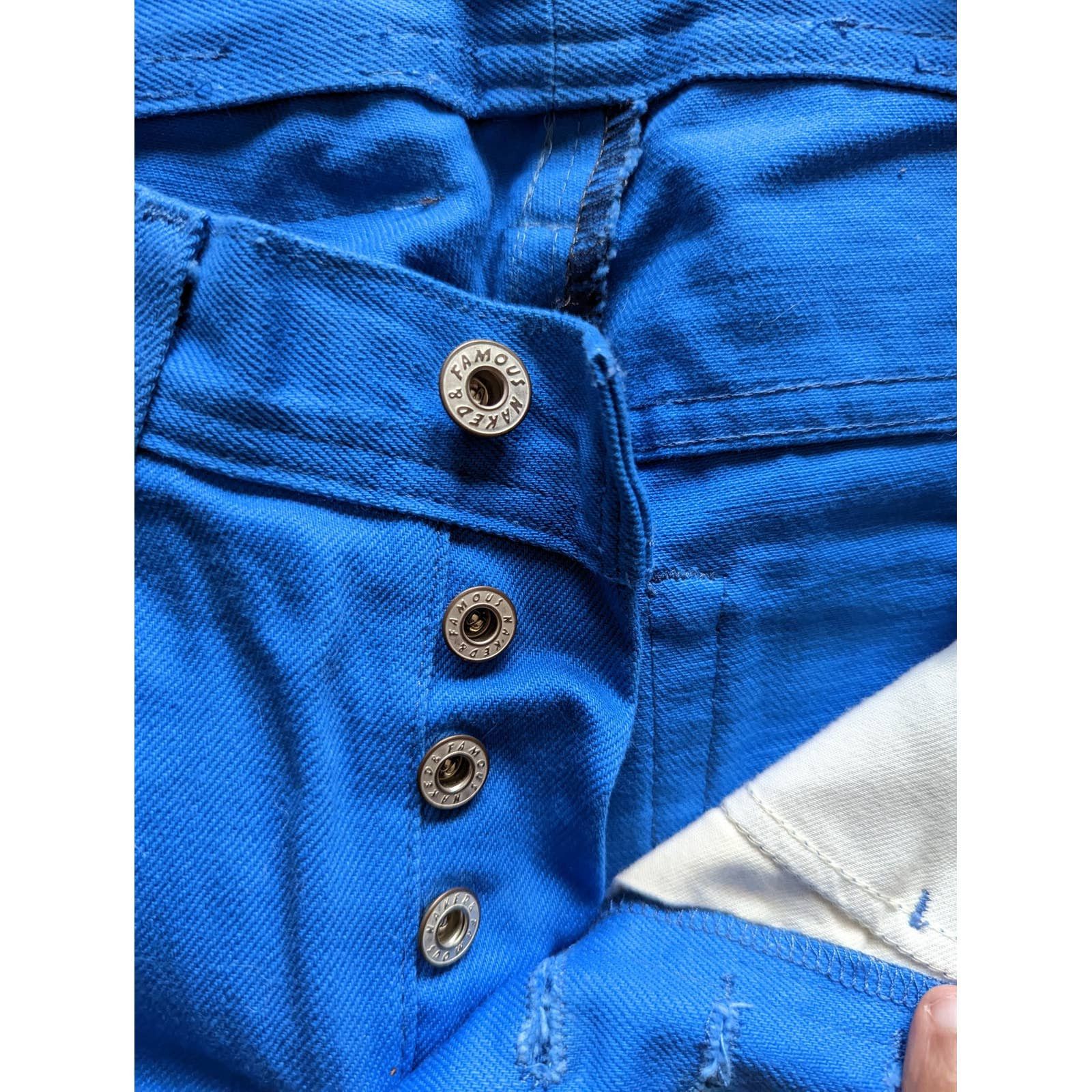 Naked & Famous Naked and Famous Electric Blue Chino (sz 29) Size US 29 - 3 Thumbnail