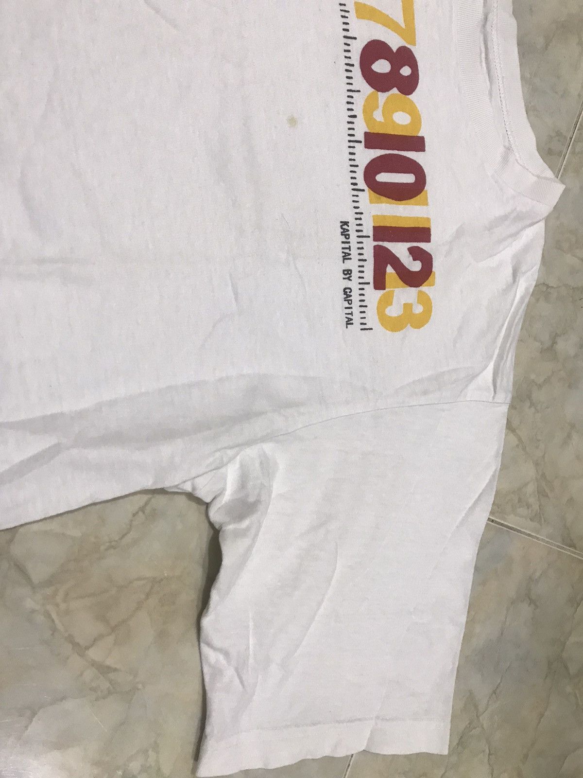 Kapital Kapital by Capital Tape Number Printed T-shirt Size US M / EU 48-50 / 2 - 10 Thumbnail