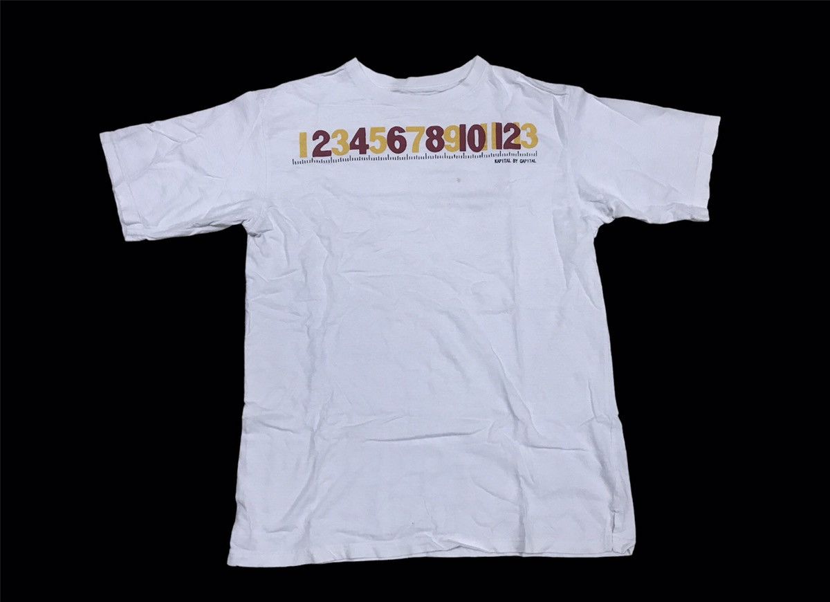 Kapital Kapital by Capital Tape Number Printed T-shirt Size US M / EU 48-50 / 2 - 1 Thumbnail