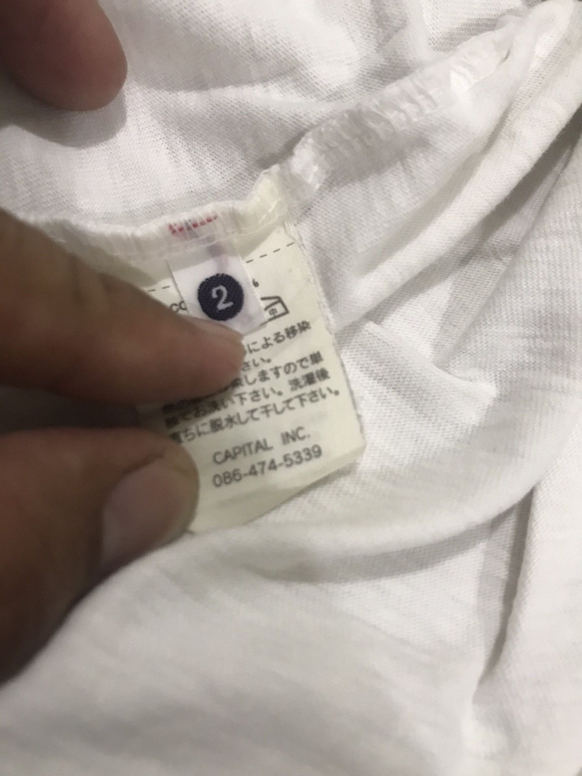 Kapital Kapital by Capital Tape Number Printed T-shirt Size US M / EU 48-50 / 2 - 6 Thumbnail