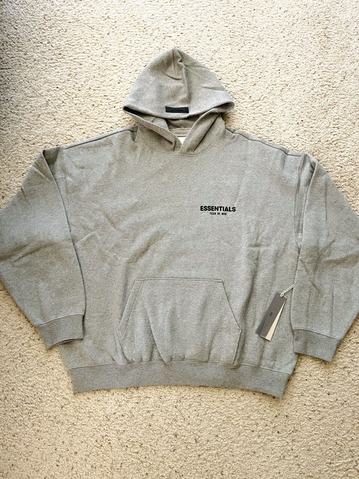 Fear of God Fear of God Essentials Hoodie Dark Oatmeal SS22 size S Size US S / EU 44-46 / 1 - 2 Thumbnail