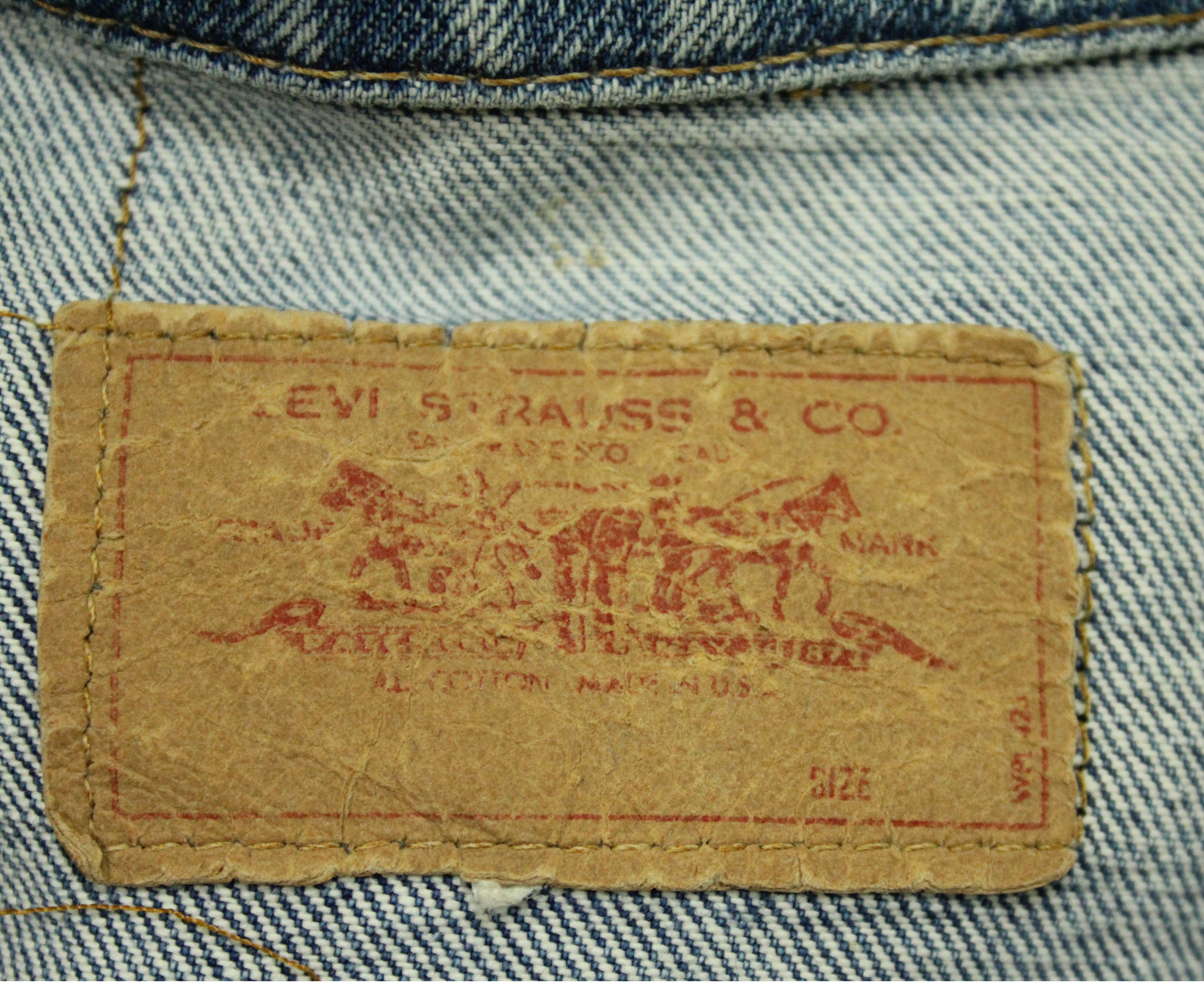 Levi's Vintage 70s LEVIS Jacket Big E Distressed Thrashed Size US M / EU 48-50 / 2 - 13 Thumbnail