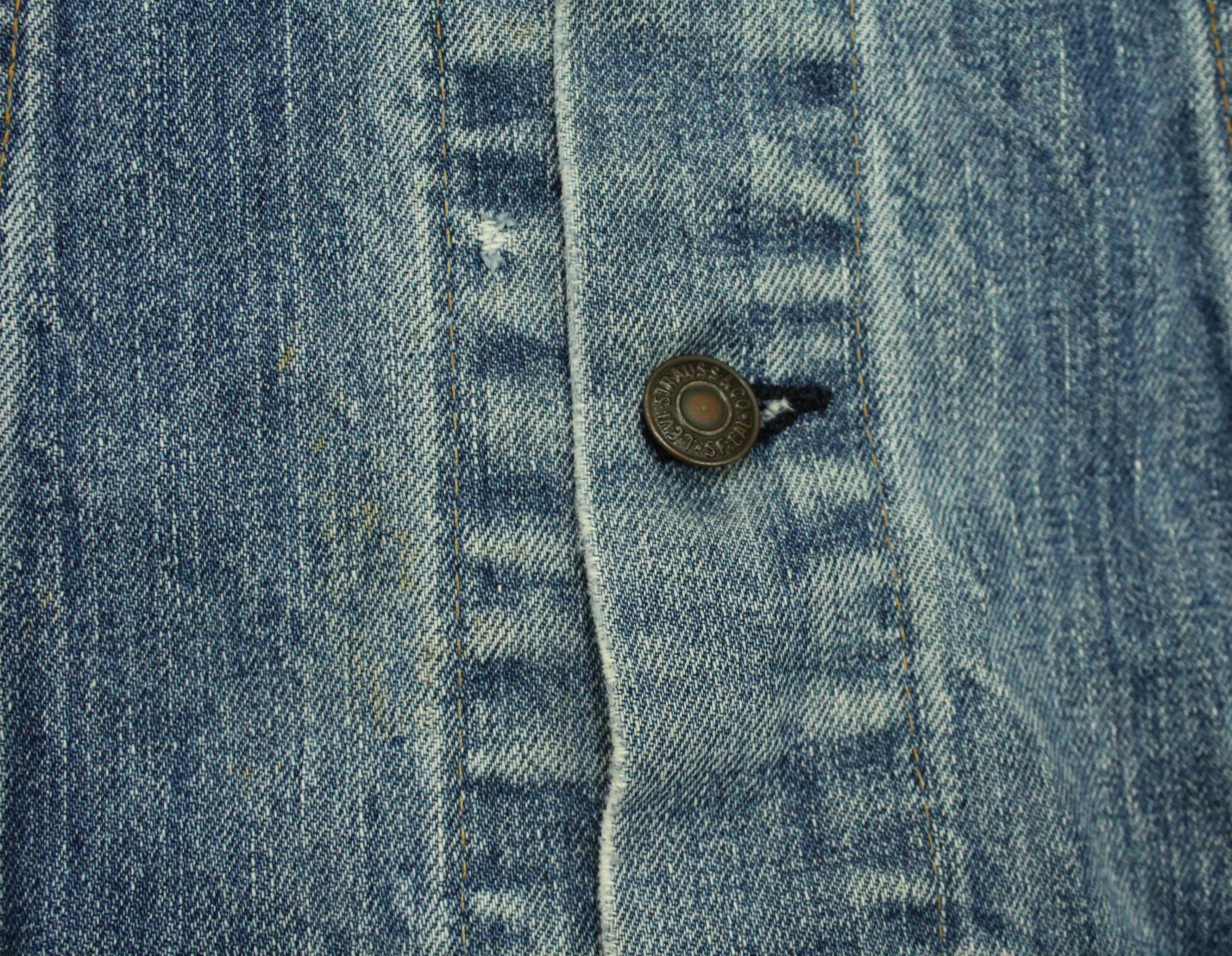 Levi's Vintage 70s LEVIS Jacket Big E Distressed Thrashed Size US M / EU 48-50 / 2 - 7 Thumbnail