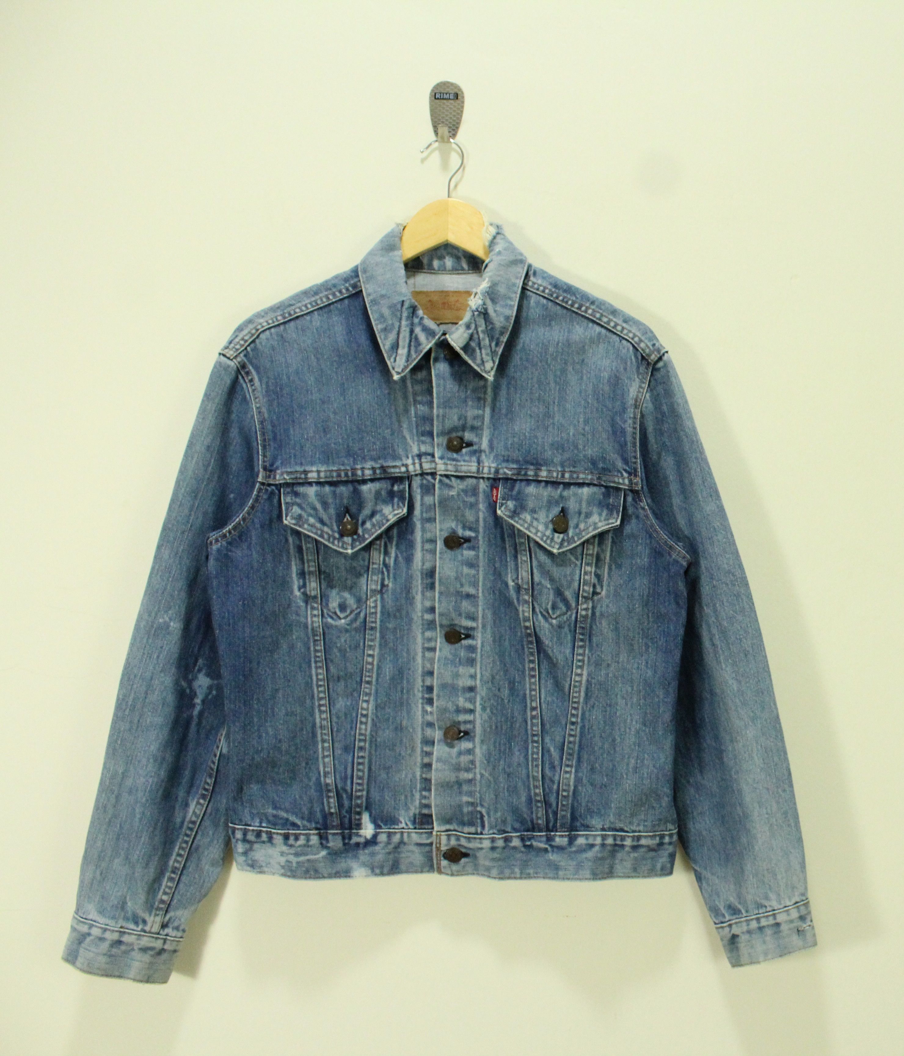 Levi's Vintage 70s LEVIS Jacket Big E Distressed Thrashed Size US M / EU 48-50 / 2 - 1 Thumbnail
