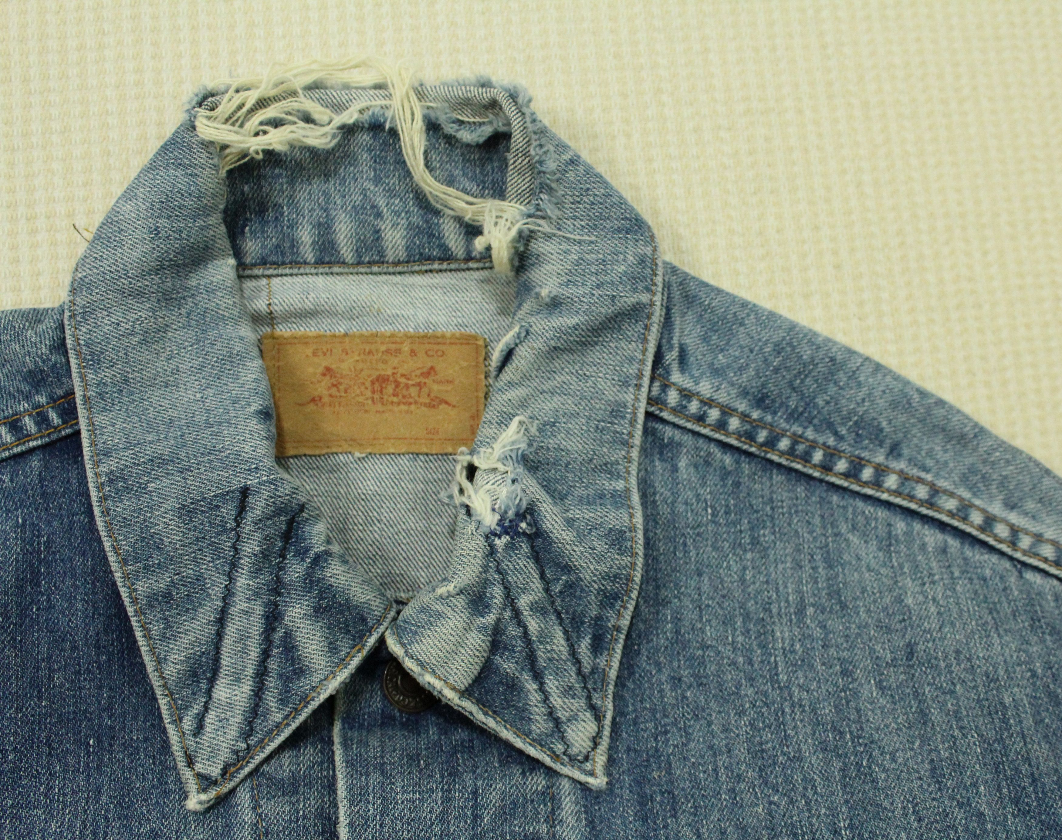 Levi's Vintage 70s LEVIS Jacket Big E Distressed Thrashed Size US M / EU 48-50 / 2 - 6 Thumbnail