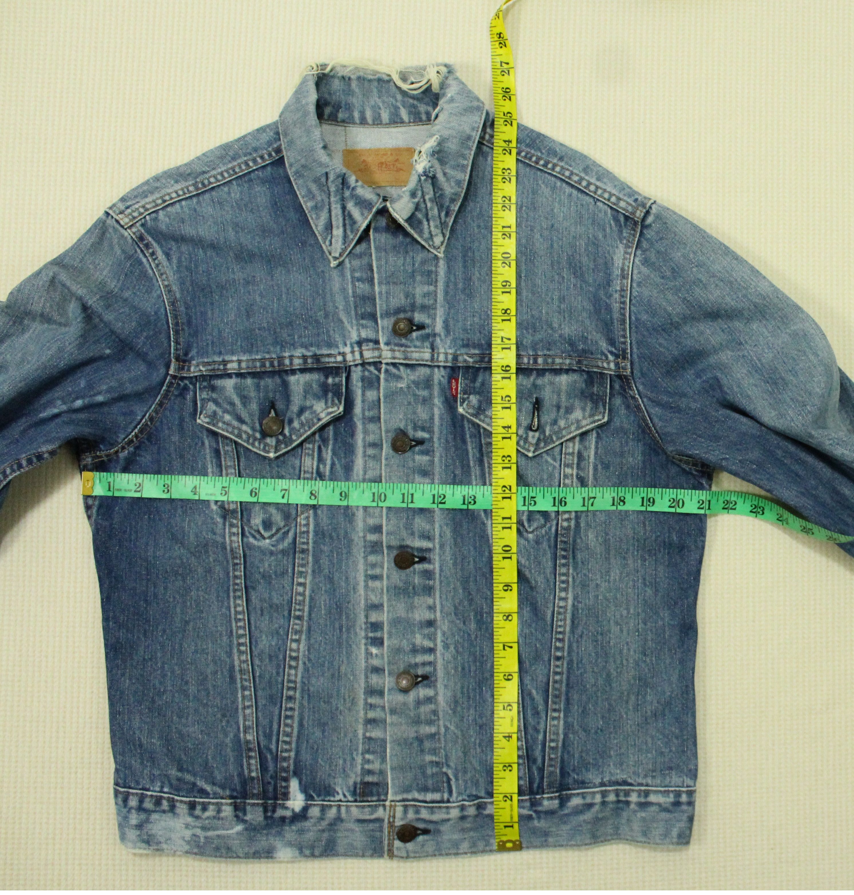 Levi's Vintage 70s LEVIS Jacket Big E Distressed Thrashed Size US M / EU 48-50 / 2 - 15 Thumbnail