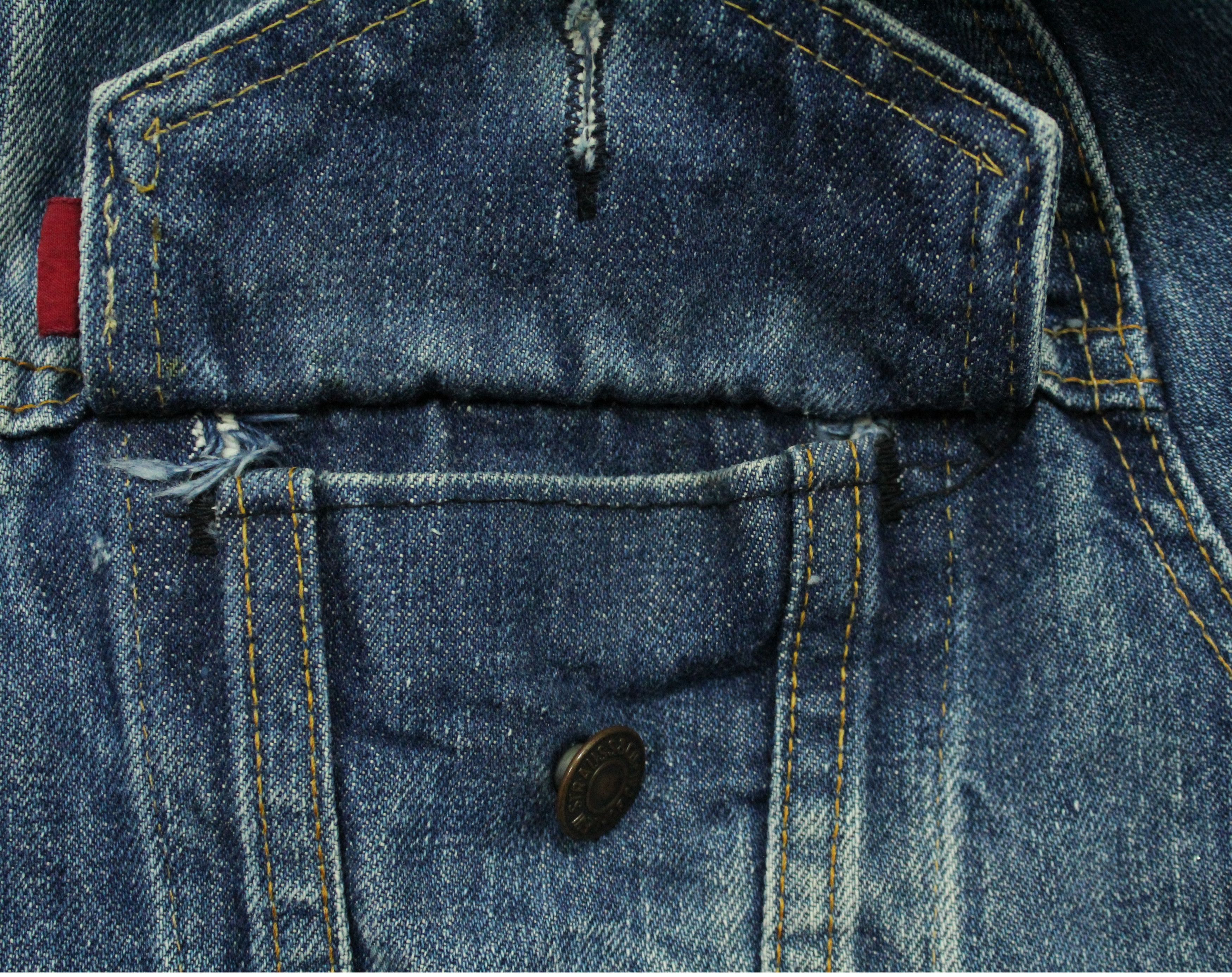 Levi's Vintage 70s LEVIS Jacket Big E Distressed Thrashed Size US M / EU 48-50 / 2 - 14 Thumbnail