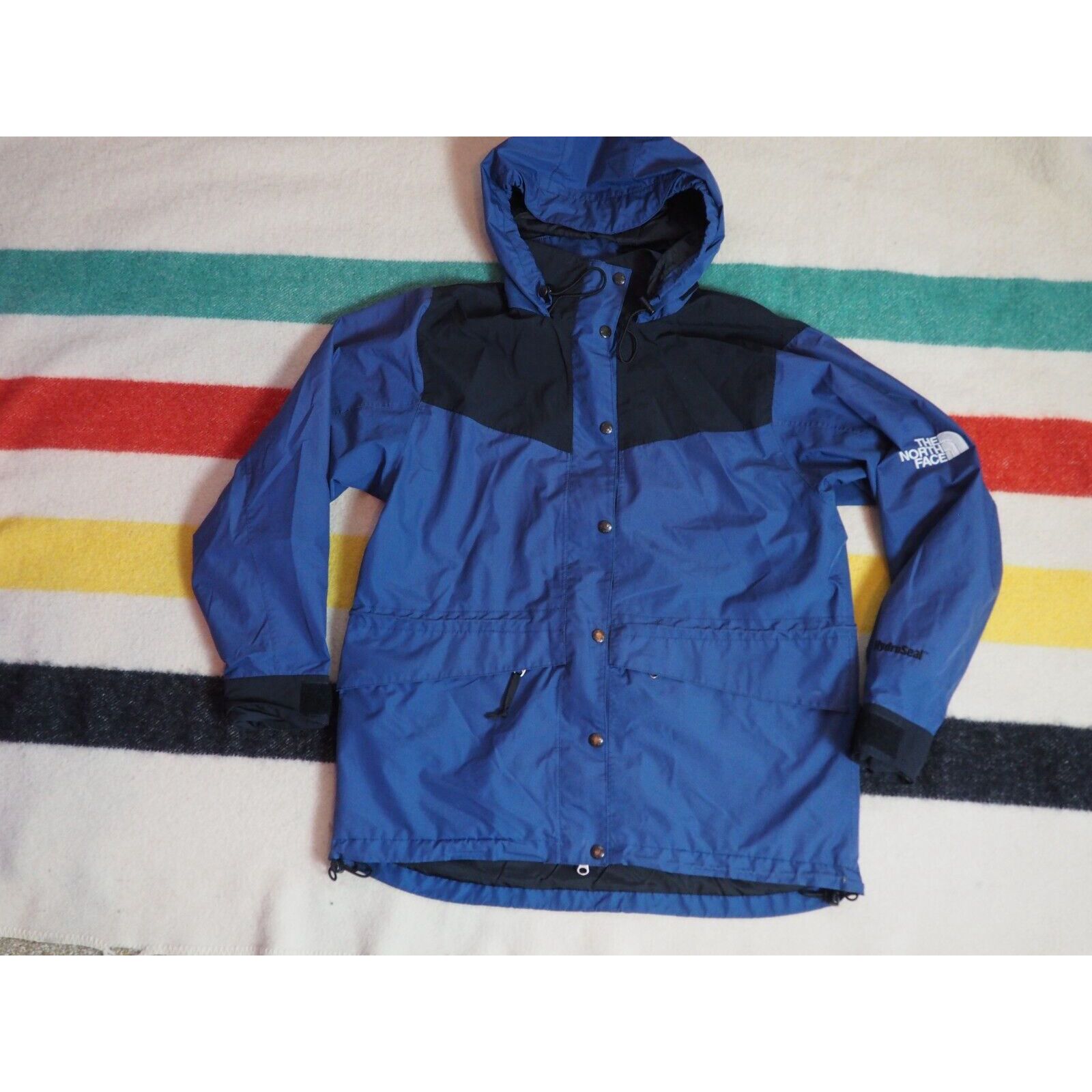 The North Face VTG 90s THE NORTH FACE Hydroseal Blue Black Outdoor