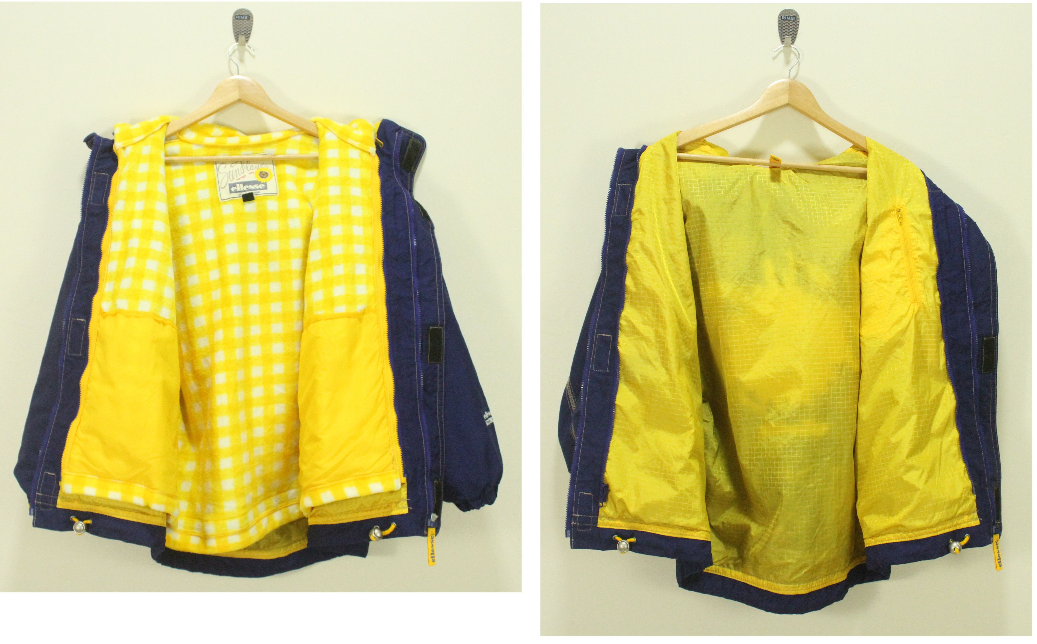 Ellesse × Japanese Brand × Vintage ELLESSE Jacket Ski Embroidery SunFlower Removable Lining Size US L / EU 52-54 / 3 - 6 Thumbnail